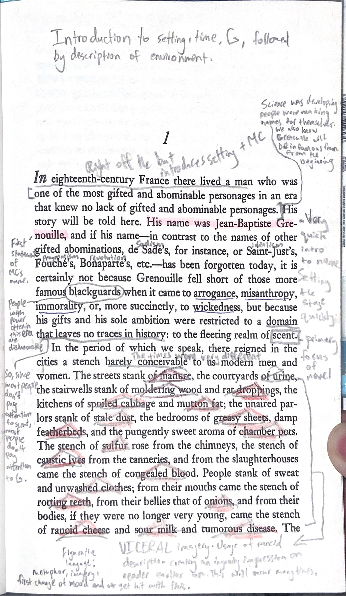 Annotations Chapters 1 + 2 - Introduction to setting time, G, followed ...