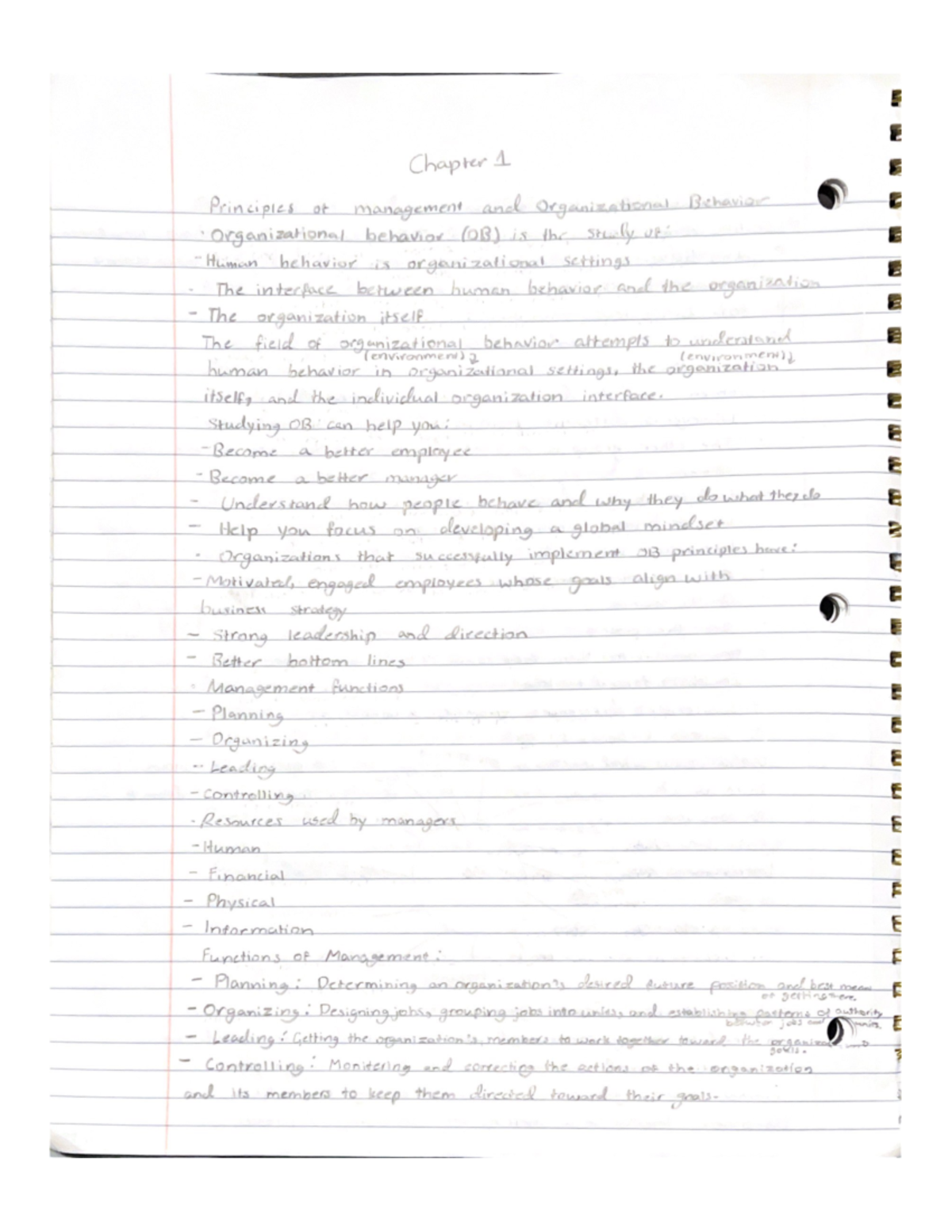 Chapter 1 - Dr. Hunt for Principles of Management and Organizational ...