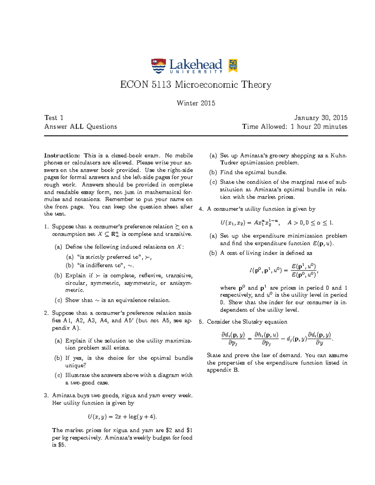 Advanced microeconomics theory picture