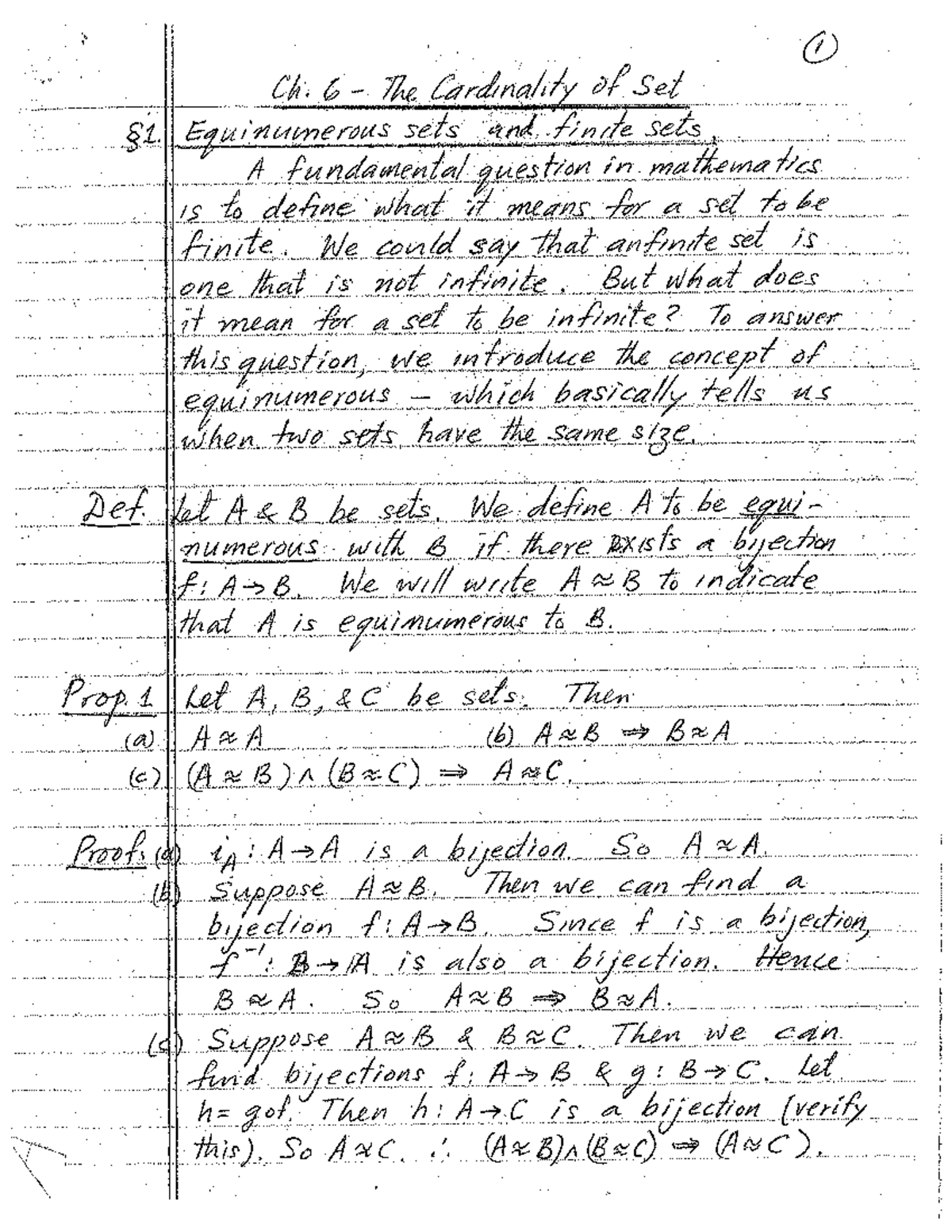 MAA 3200 Notes Ch6 - Lecture note Chapter 6 - MAA 3200 - Studocu