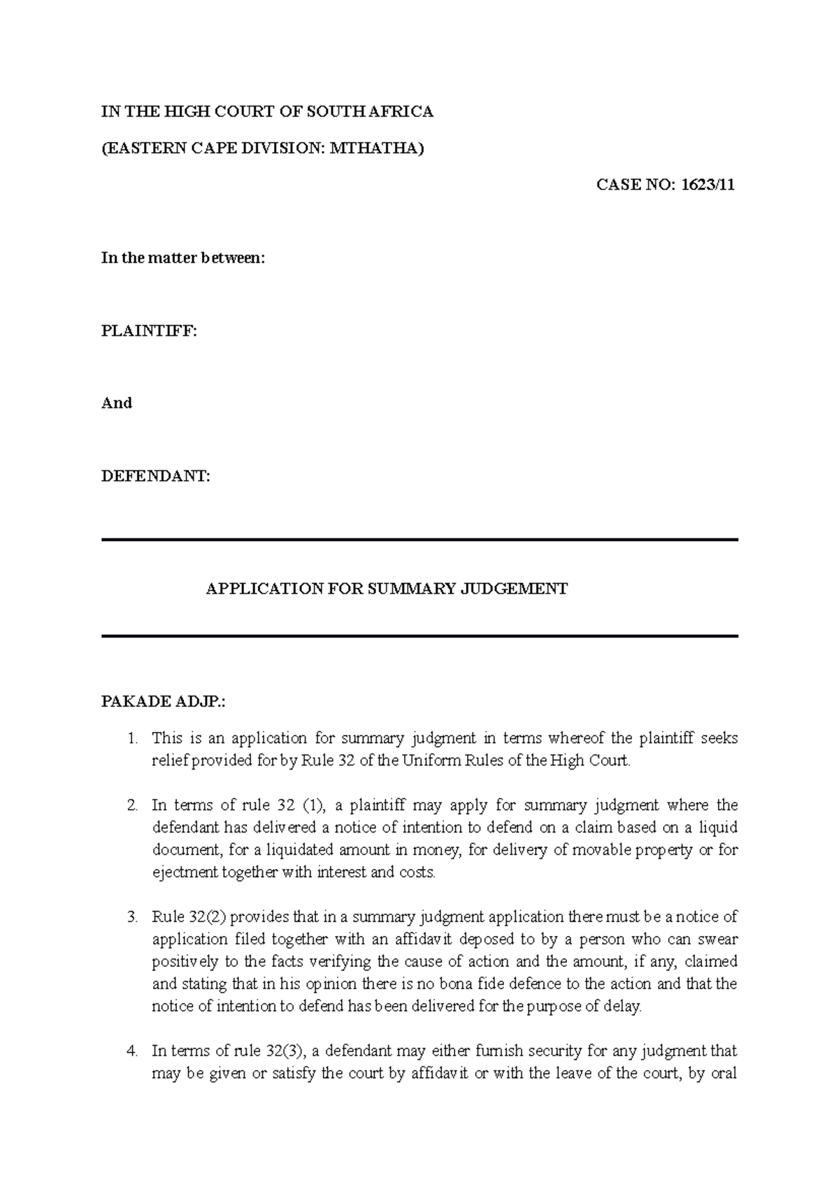 What Happens After A Summary Judgement Is Granted