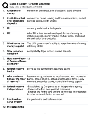 Macroeconomics Exam 1 Study Guide - Deprecated API Usage: The SVG Back ...