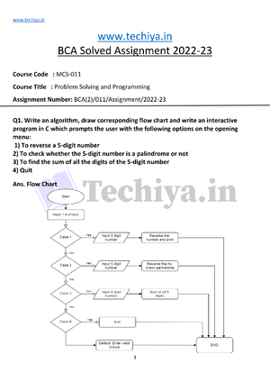 BCSL-034 (2022-23) solved assignment - Data and File Structures Lab ...