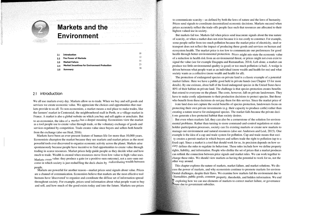 001 Hanley et al Ch2 hhh Markets and the Environment Introduction