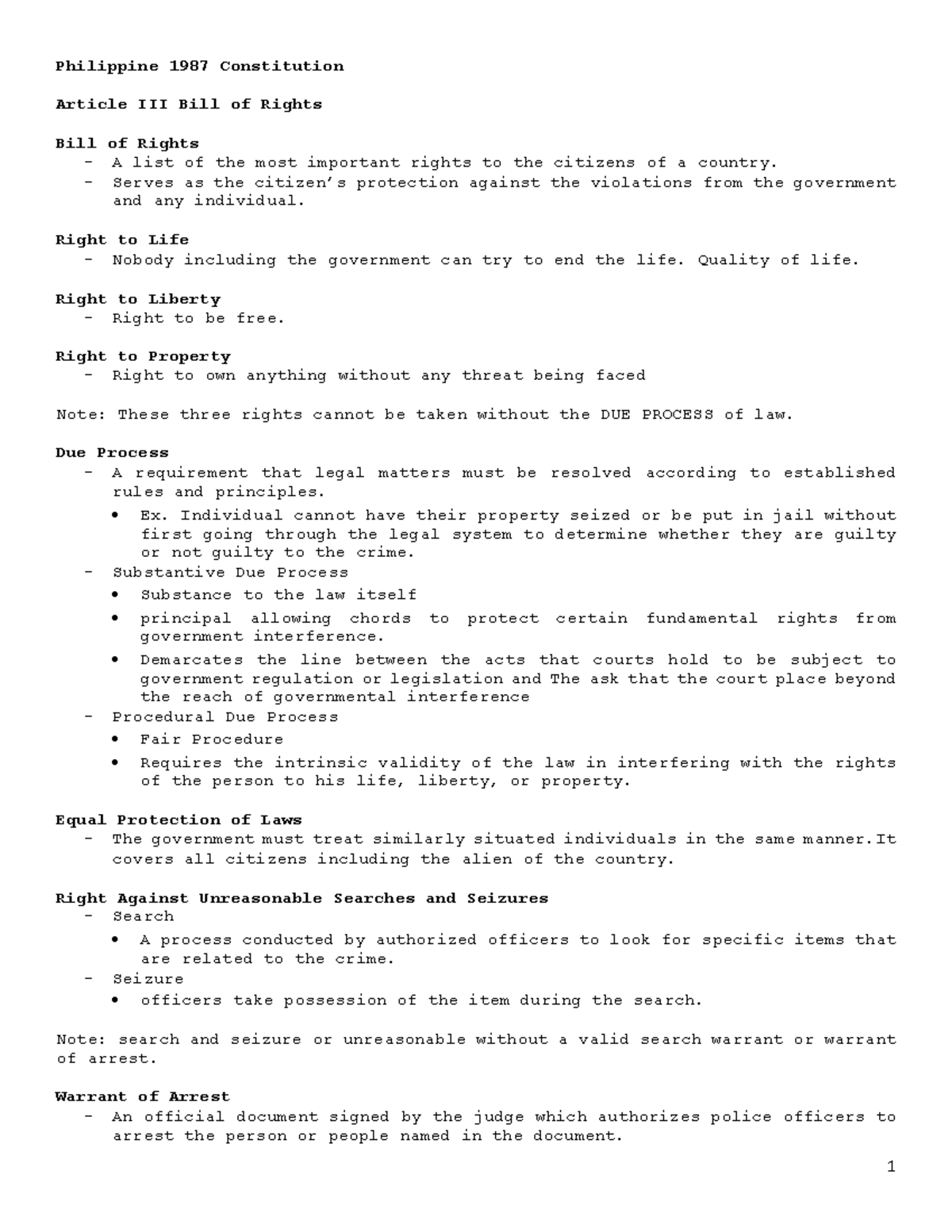 bill-of-rights-and-presidency-philippine-1987-constitution-article