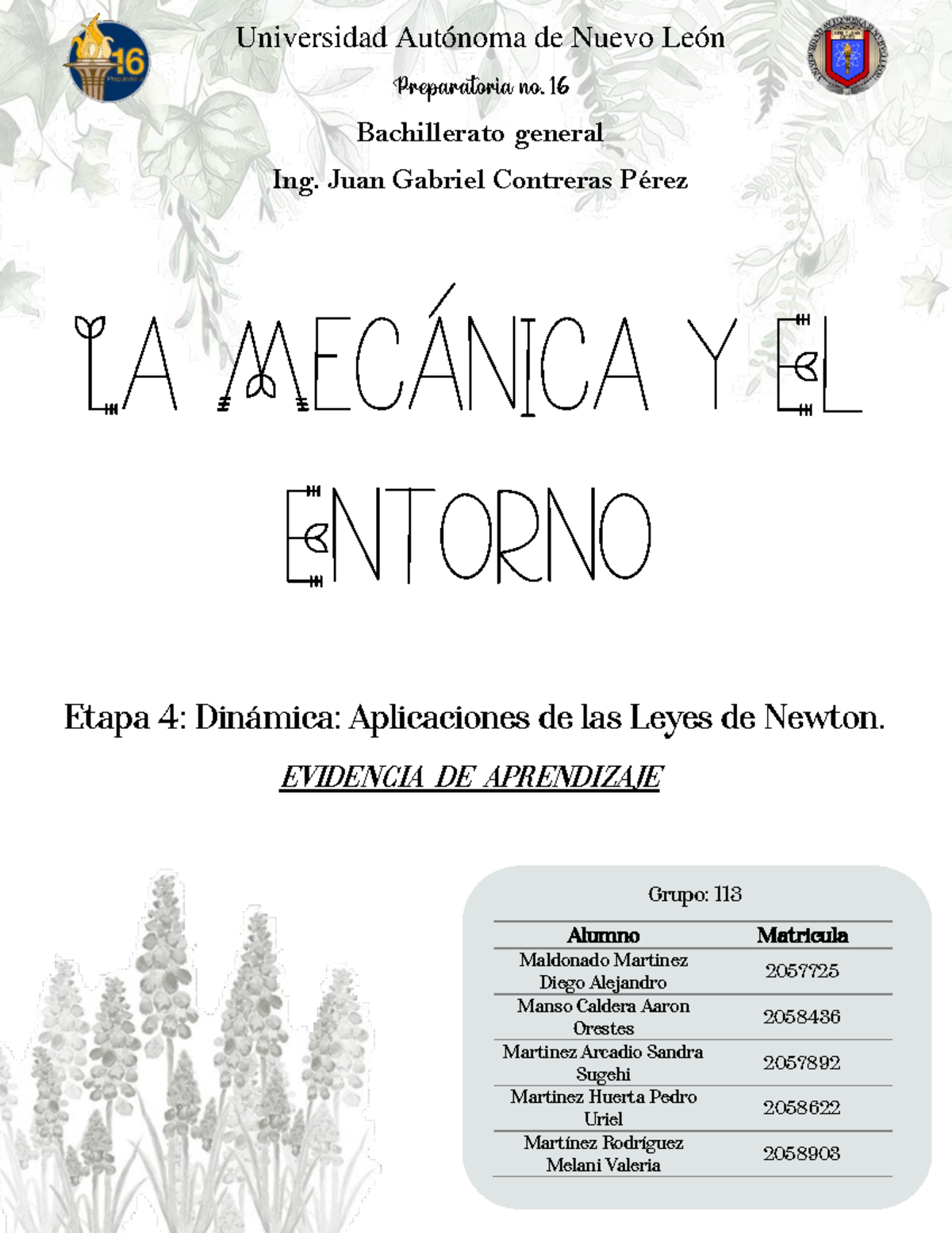 Equipo 6 EV Etapa 4 LME - :3 n - Universidad Autónoma de Nuevo León ...