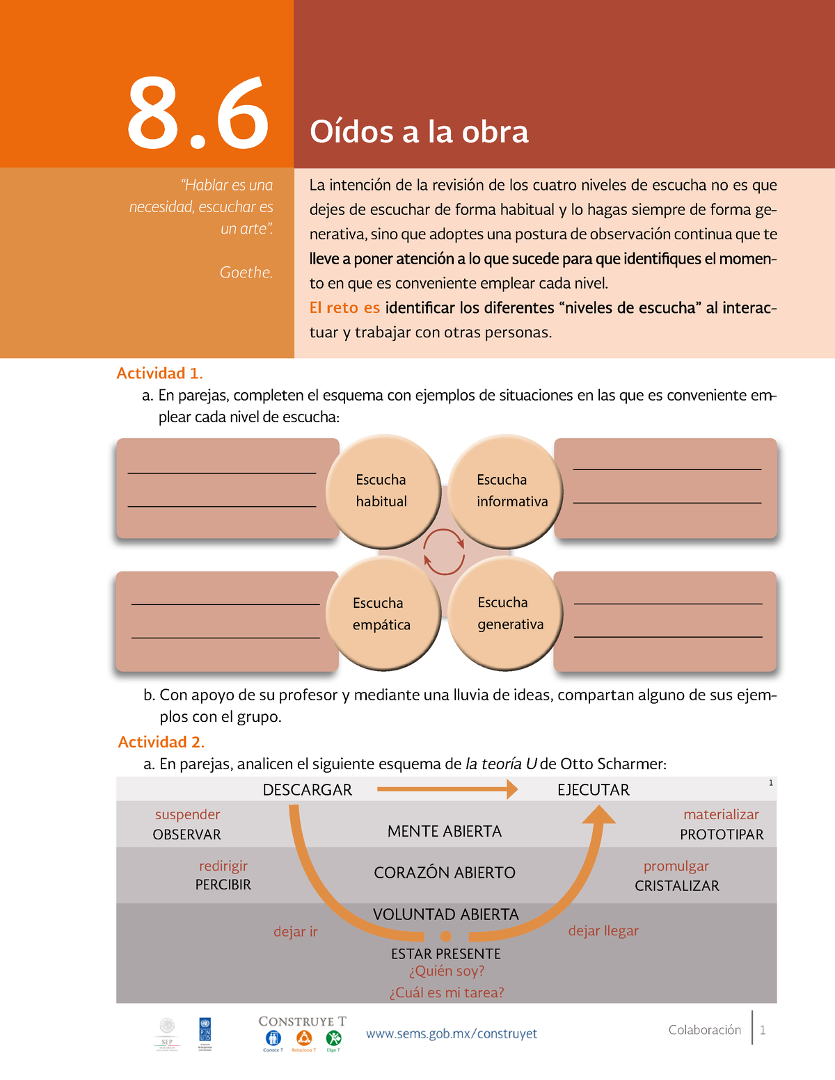 8 Actividades Construye T Para Trabajar Las Habilidades Socioemocionales De Los Colaboración 1973