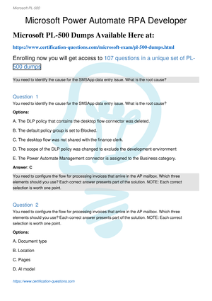 PL-500 Reliable Exam Simulations