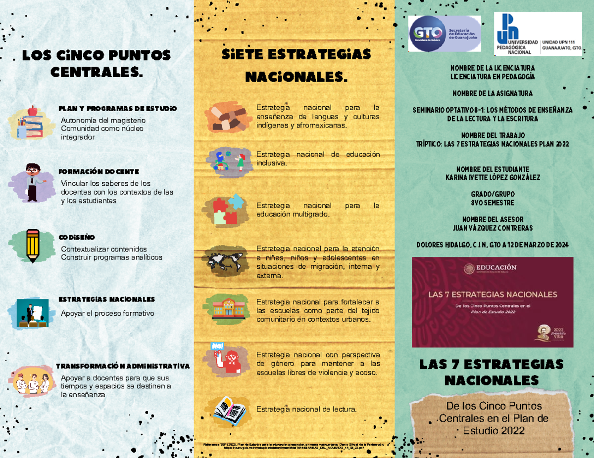 Las 7 estrategias Nacionales Plan 2022 - Transformación Administrativa