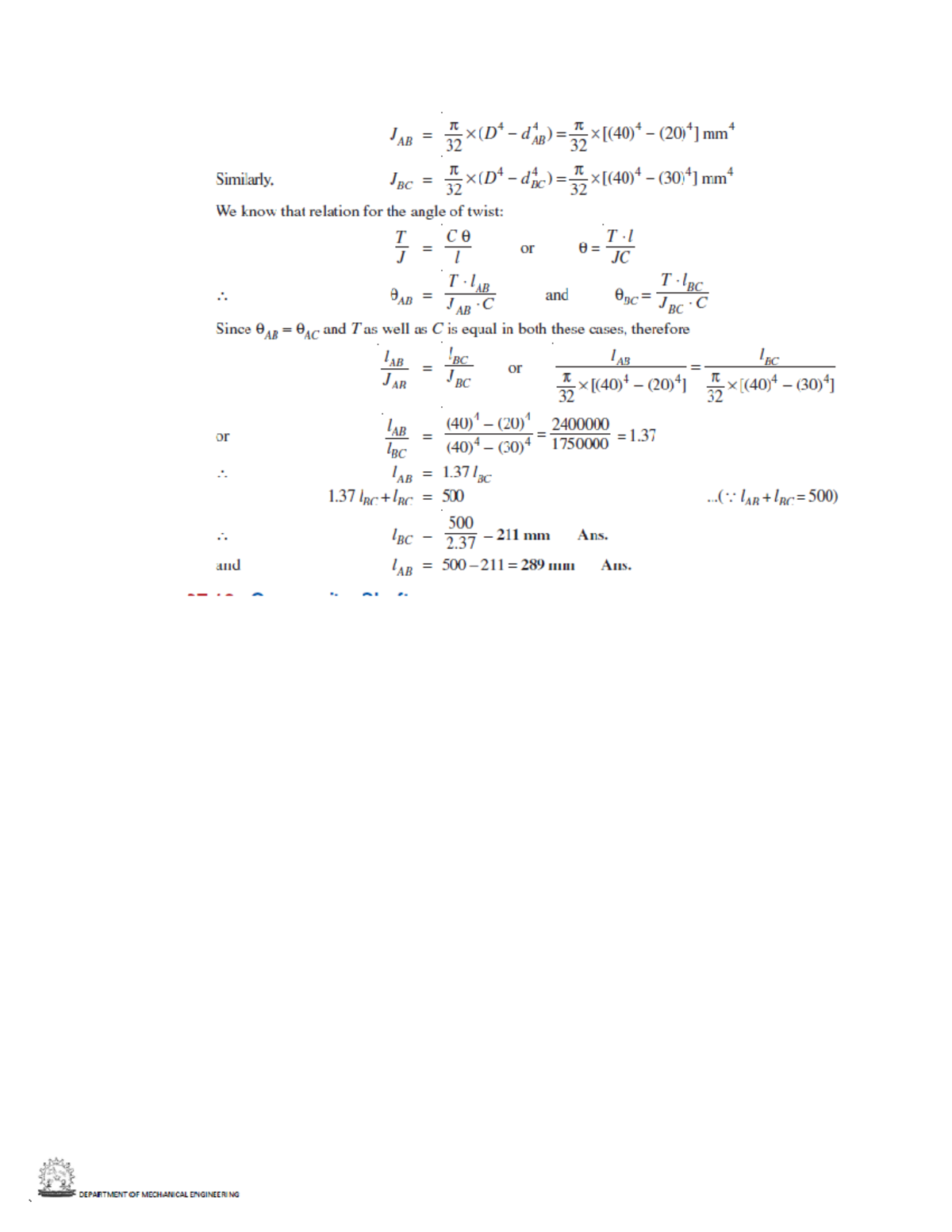 Strength of material notes (29) - Thin Cylinders In general, if the ...