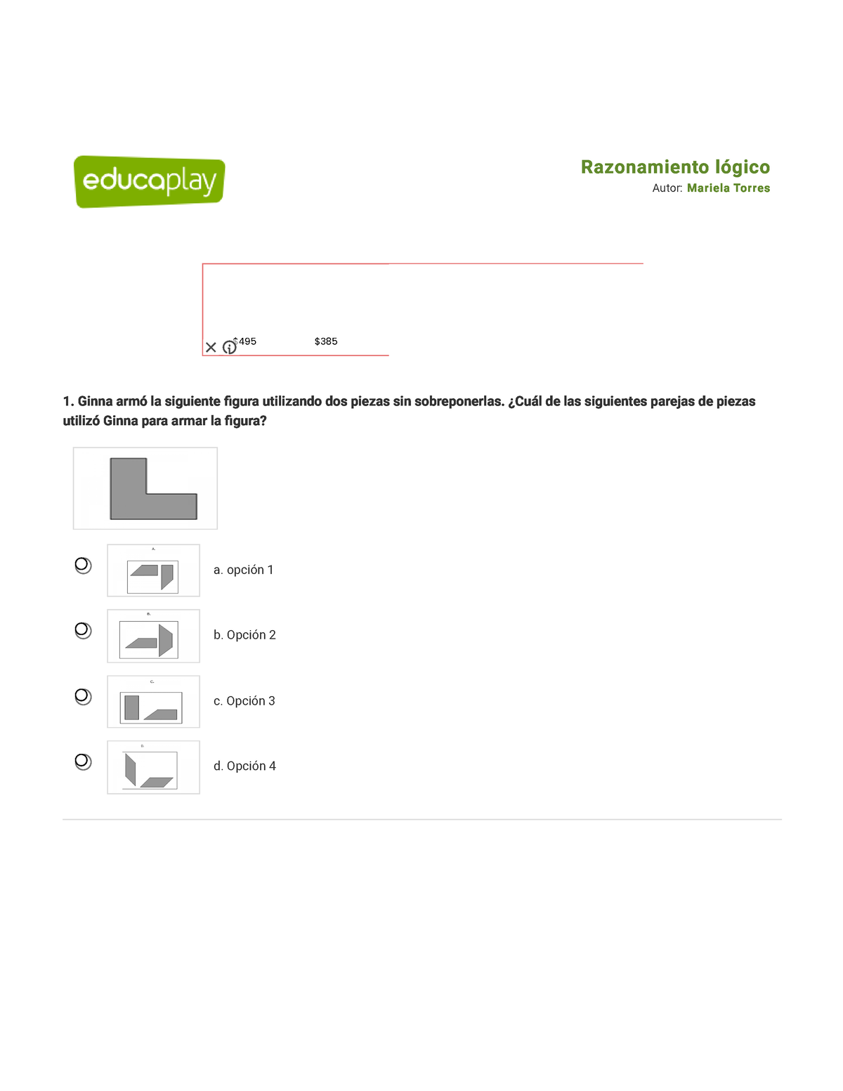 Imprimir Test Razonamiento Lógico () - R A Z O N A M I E N T O L ó G I ...