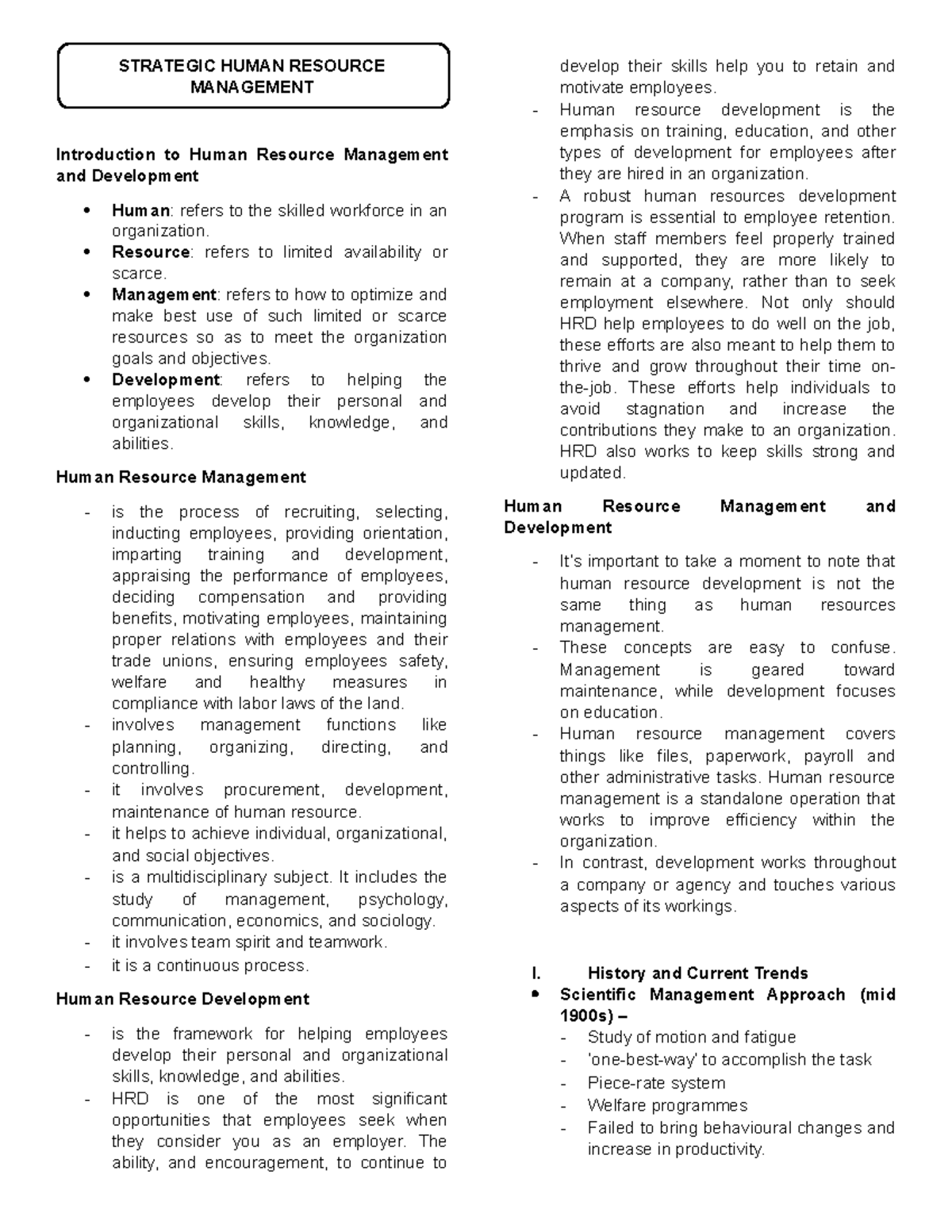 SHRM-Reviewer - reviewer for shrm - STRATEGIC HUMAN RESOURCE MANAGEMENT ...