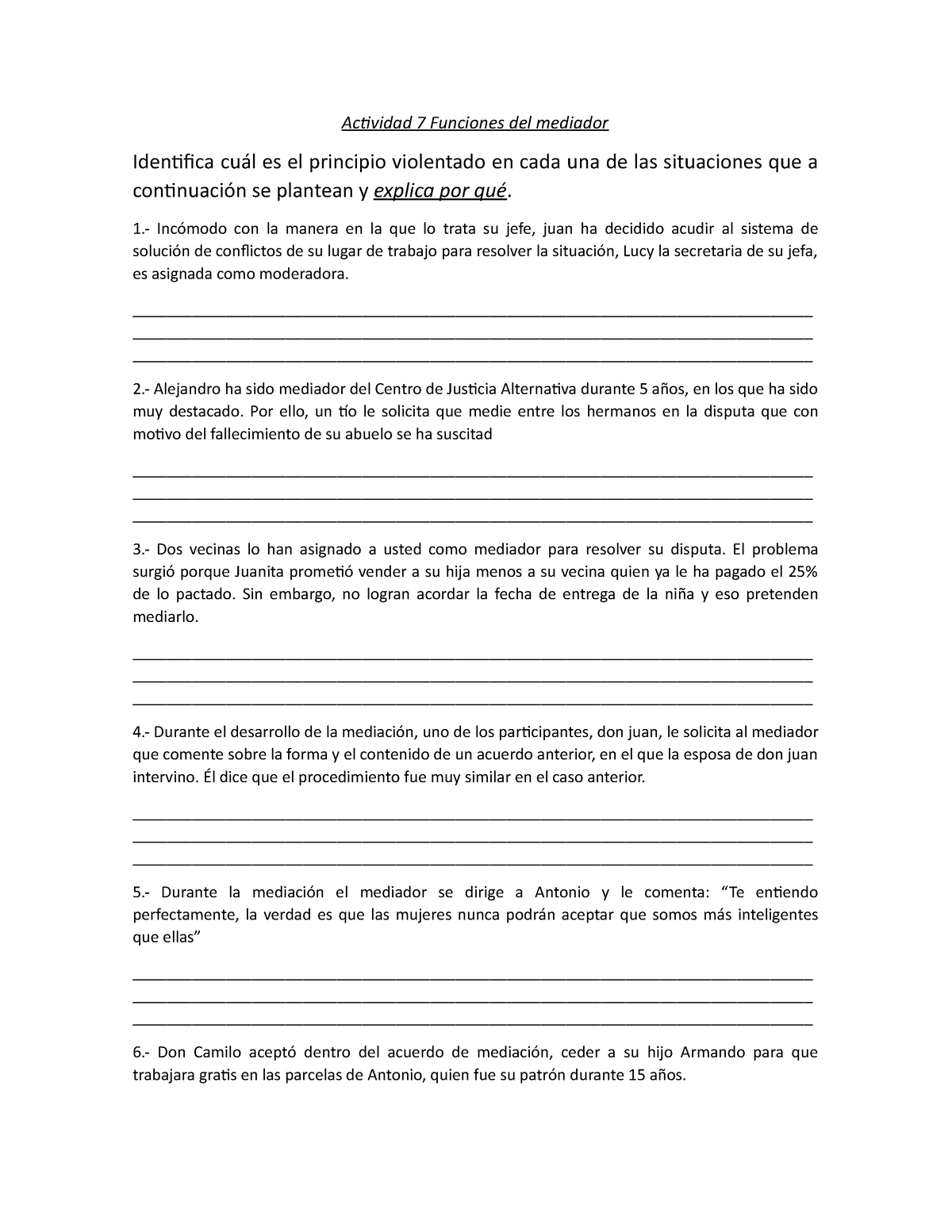 Actividad 7 Funciones Del Mediador - Actividad 7 Funciones Del Mediador ...