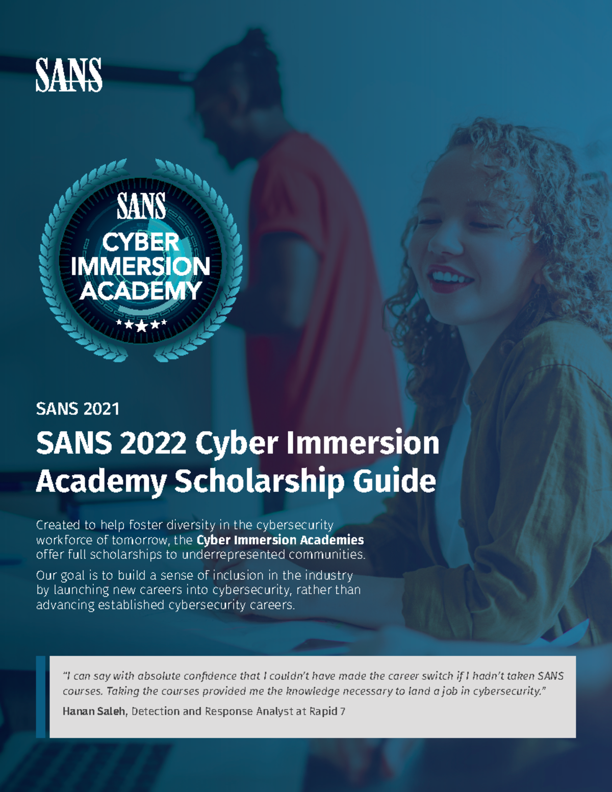 2022 cybertalent annual report v3 - Created to help foster diversity in ...