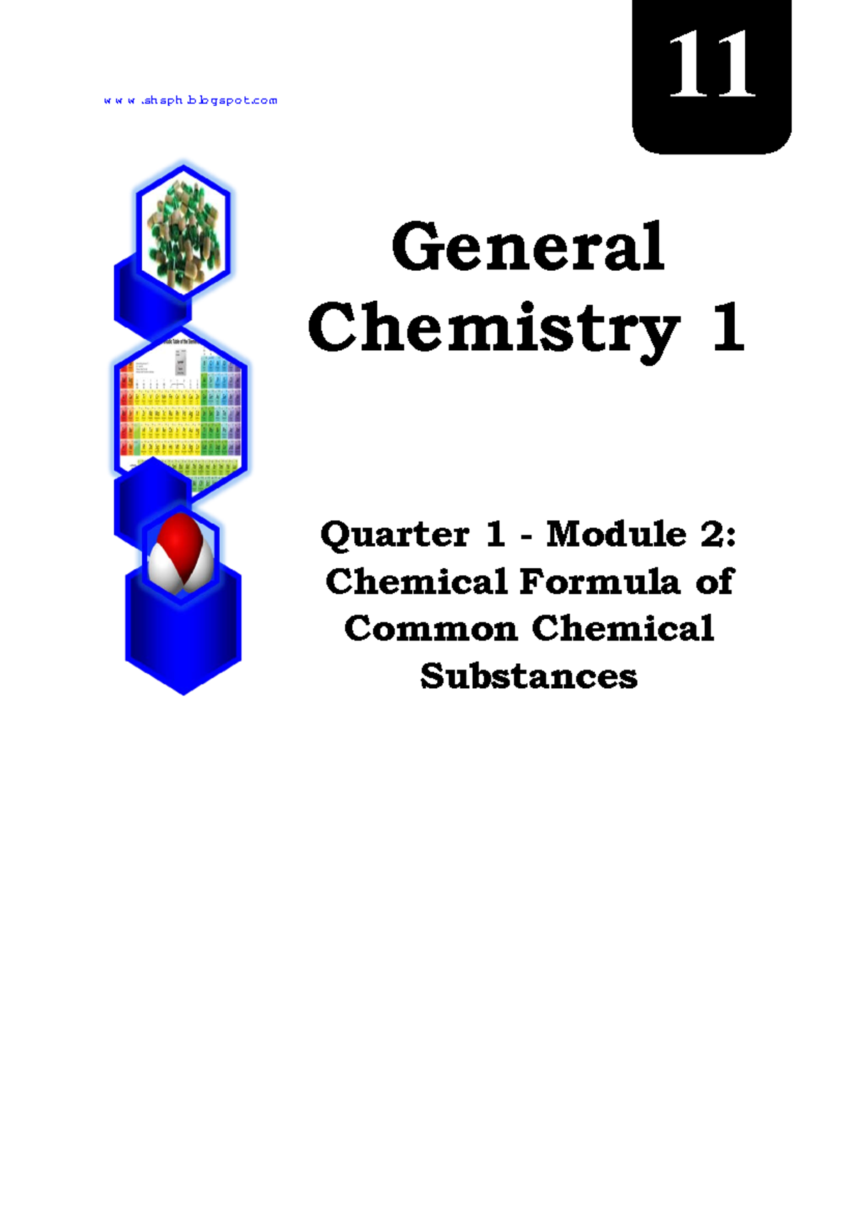 General Chemistry Q1 Mod2 Chemical Formula of Common Chemical ...