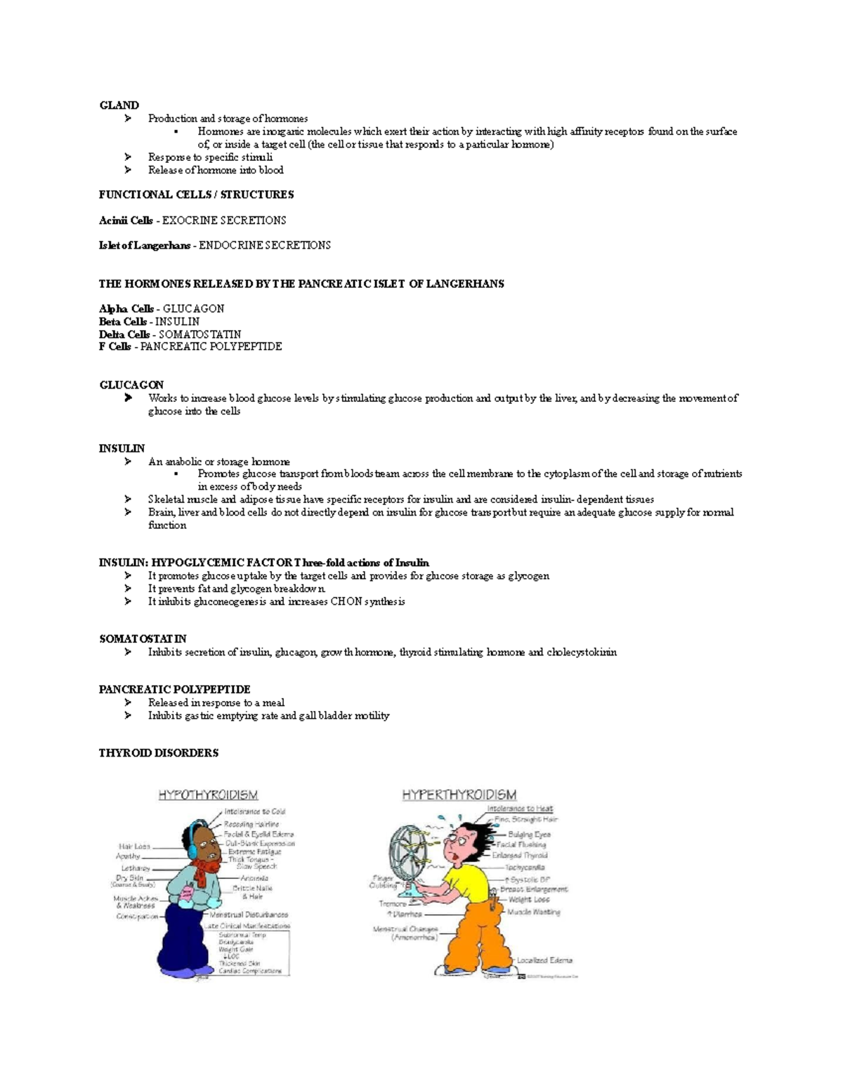 Gland - Jfxt - GLAND Production and storage of hormones Hormones are ...
