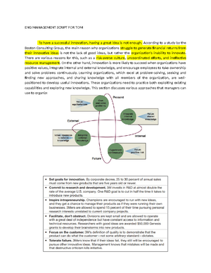 EM - Reviewer - Introduction to Engineering Management “Engineers are ...
