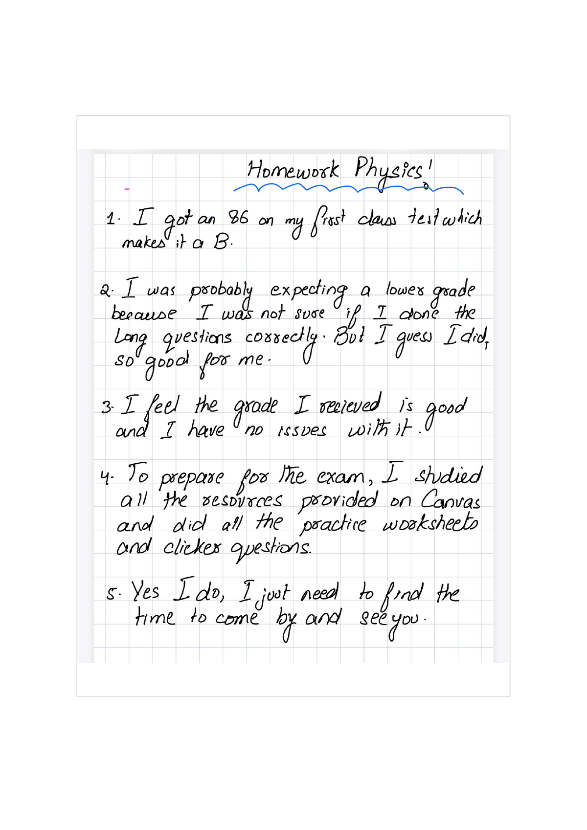 physics assignment 2nd week