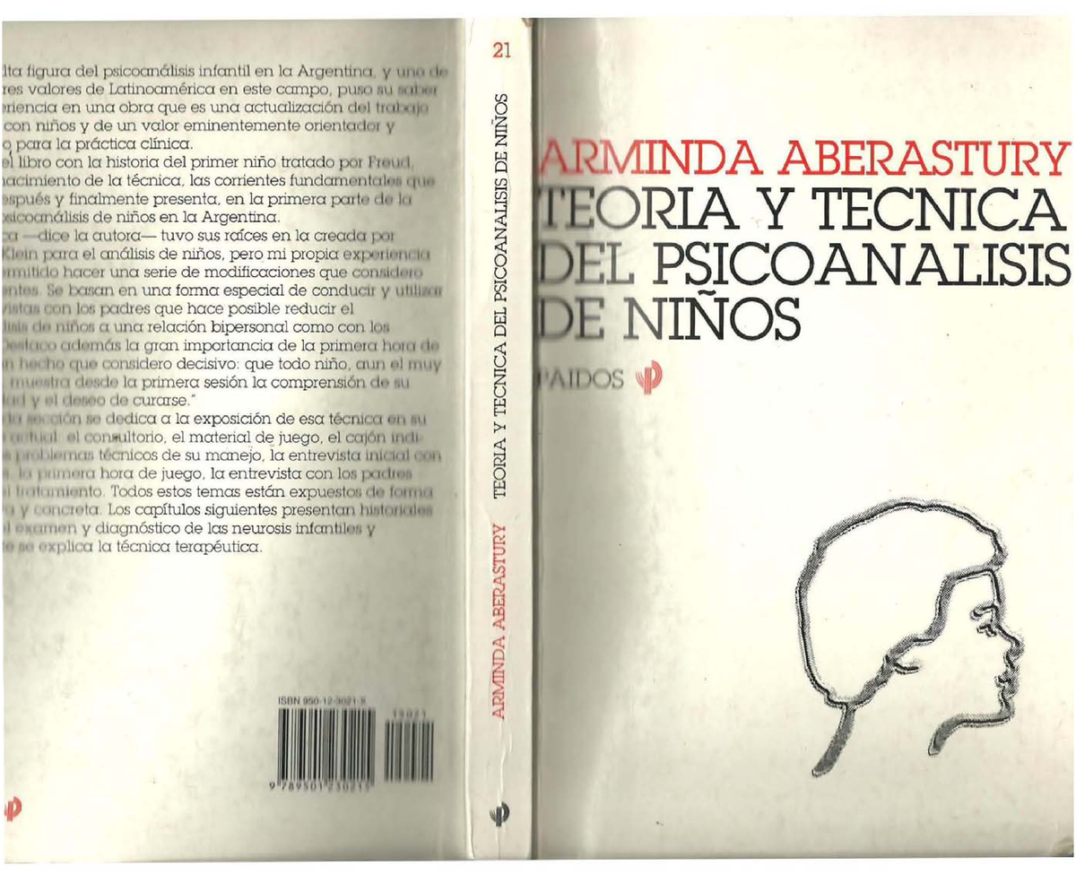 Teoria Y Tecnica Del Psicoanalisis De Niños Arminda Aberastury Pdf