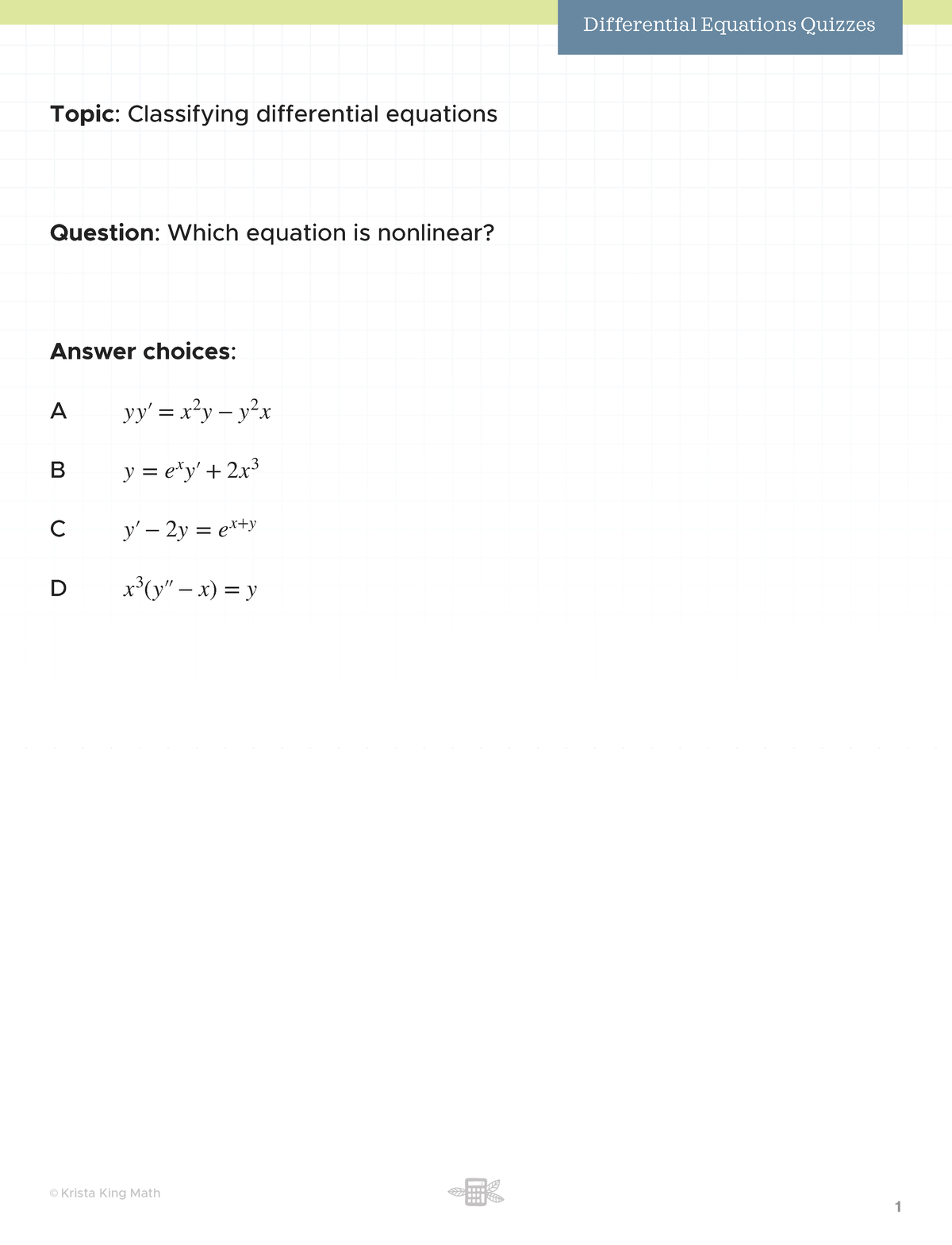 Classifying+differential+equations Topic Classifying differential