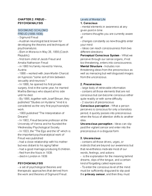 Theories of Personality Chapter 1-3 Summary - CHAPTER 1: INTRODUCTION ...