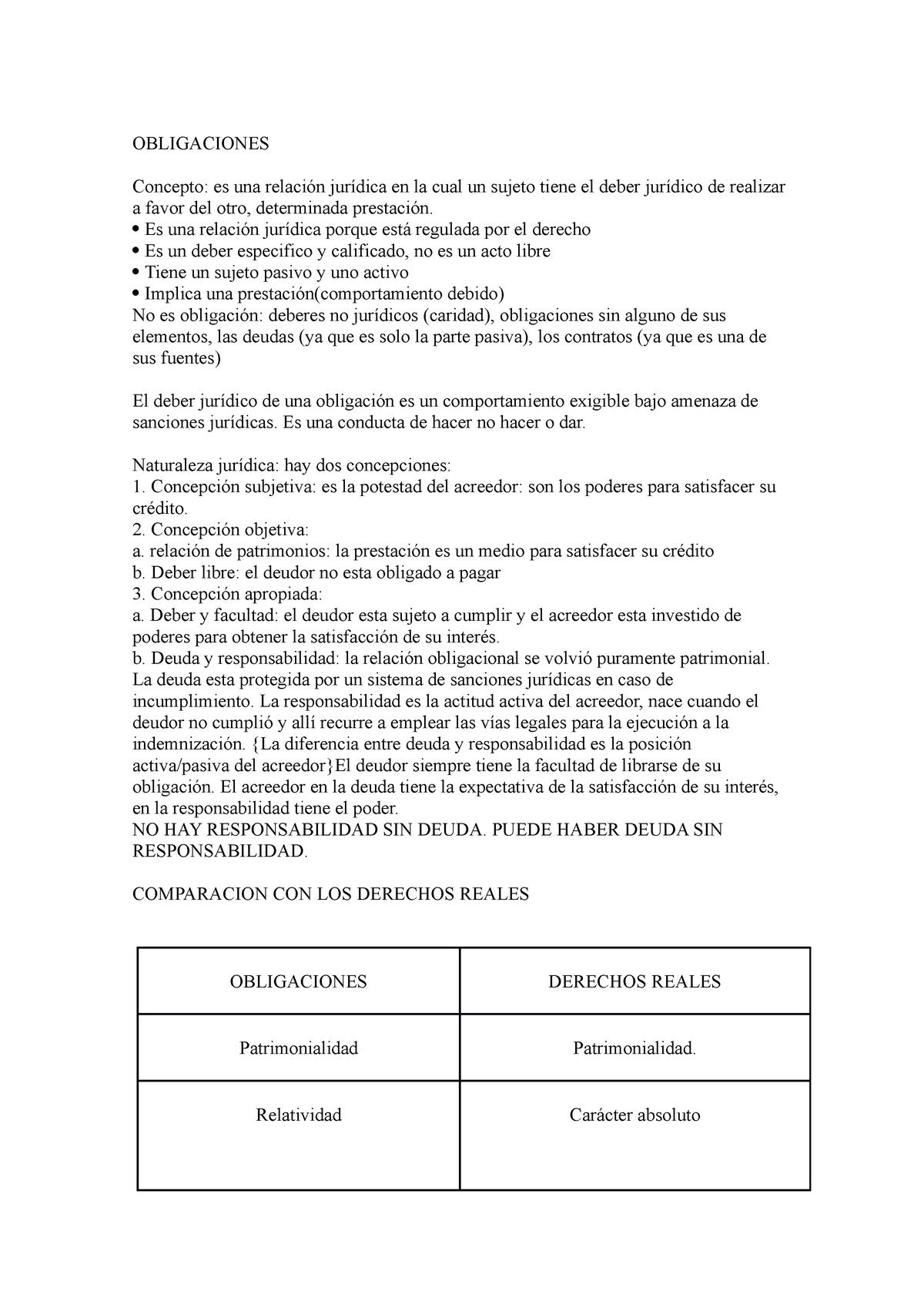 Resumen De La Materia Obligaciones 1, Primer Parcial. - OBLIGACIONES ...