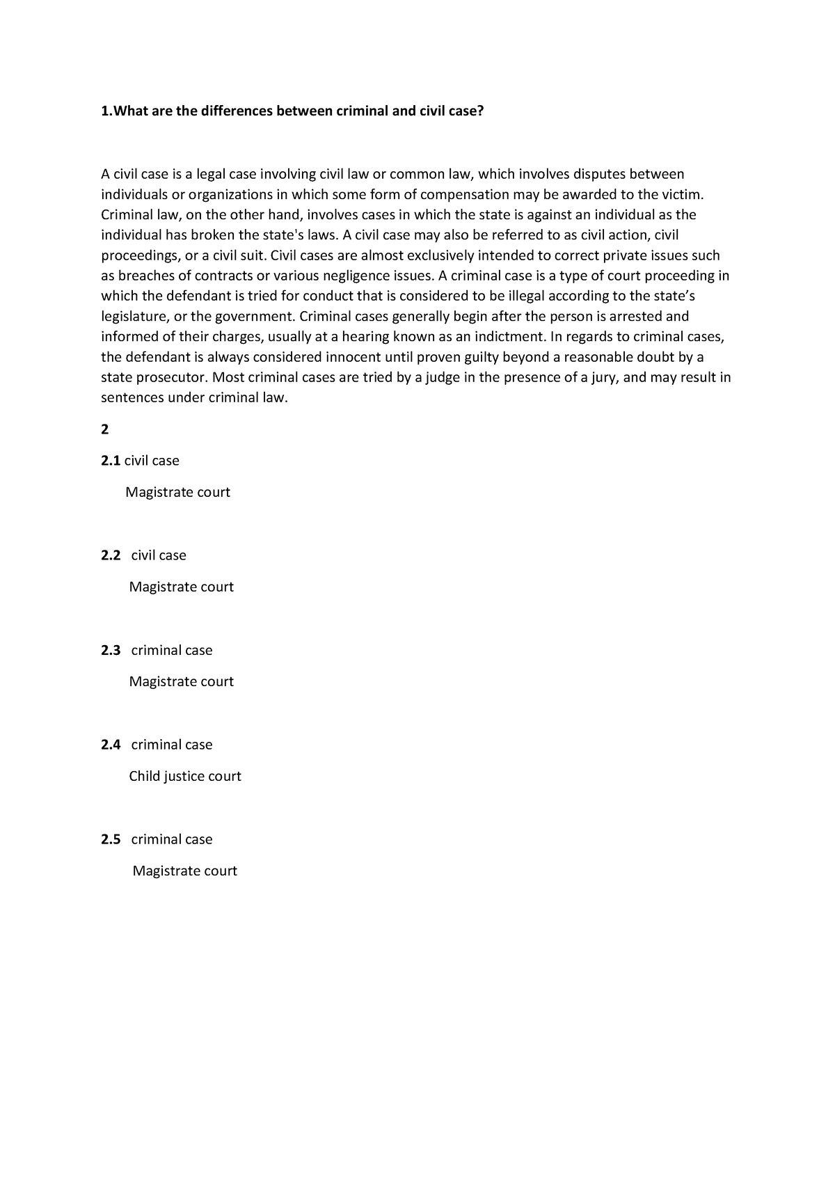 sjd assignment 3 answers 2022