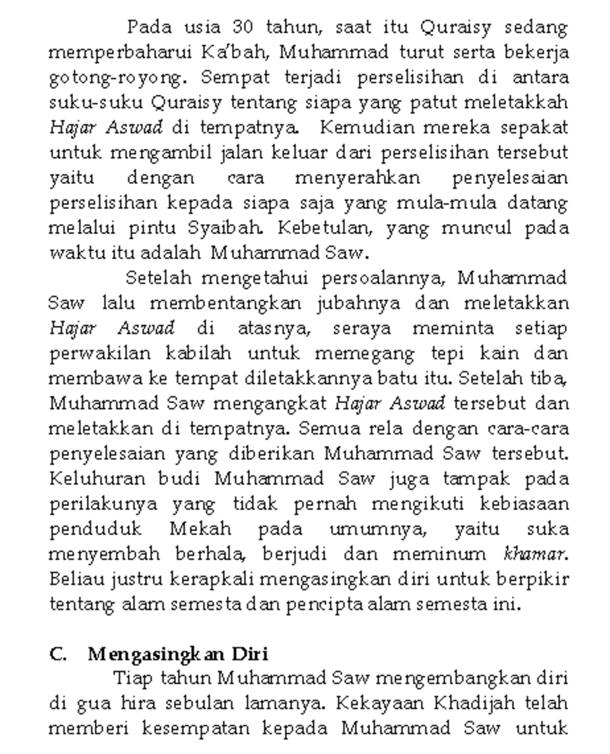 Catatan Sejarah 32 - Pada Usia 30 Tahun, Saat Itu Quraisy Sedang ...