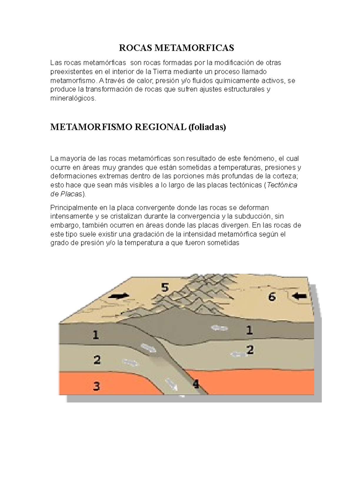 Rocas Metamorficas Completo - ROCAS METAMORFICAS Las rocas metamórficas ...