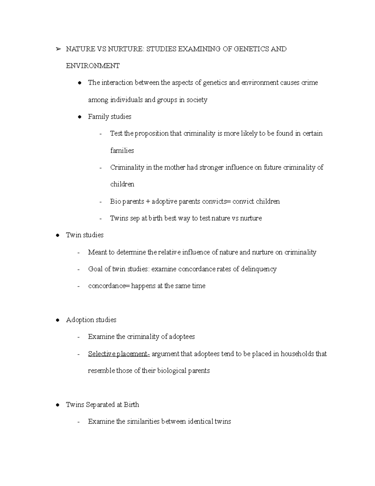 Soc Chapter 6 Modern Biosocial Perspectives Of Criminal Behavior ...