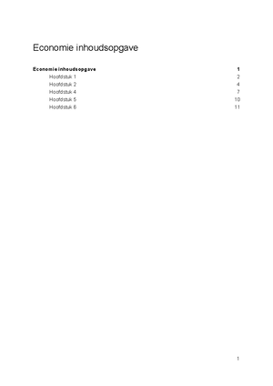 Levensloop LWEO Economie Samenvatting Vwo - Samenvatting Levensloop H1 ...