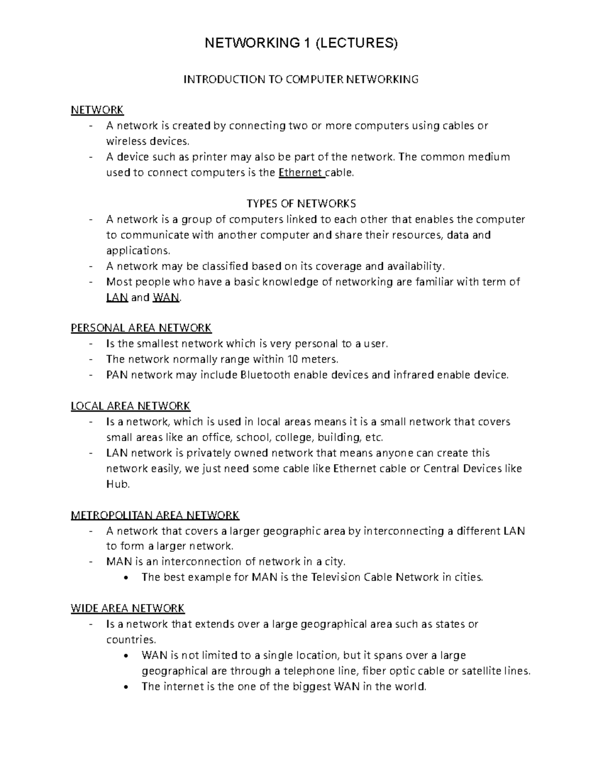 Networking-Lectures-Updated September-3-2023 - NETWORKING 1 (LECTURES ...