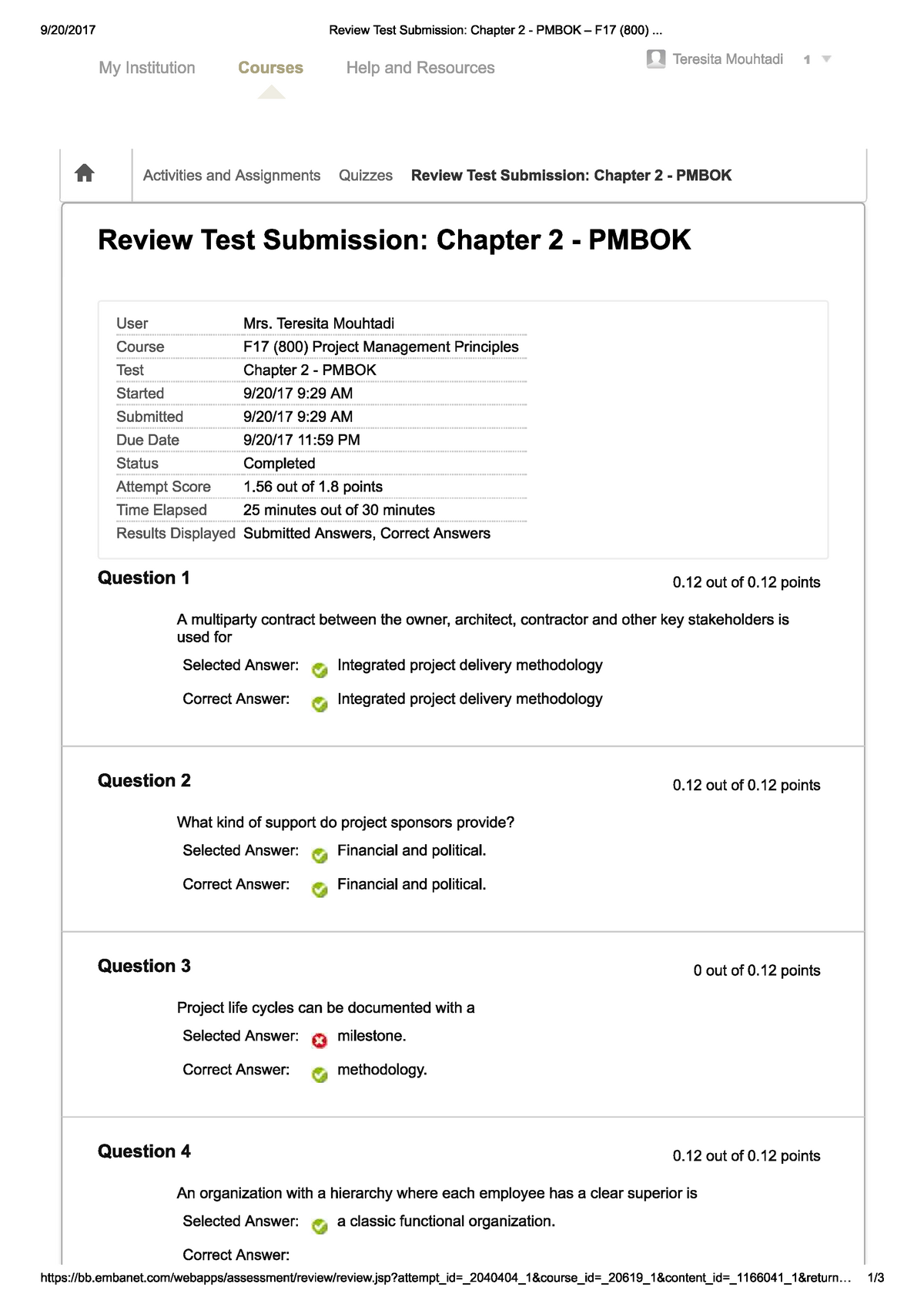 Chapter 2 Answer To Quiz Studocu