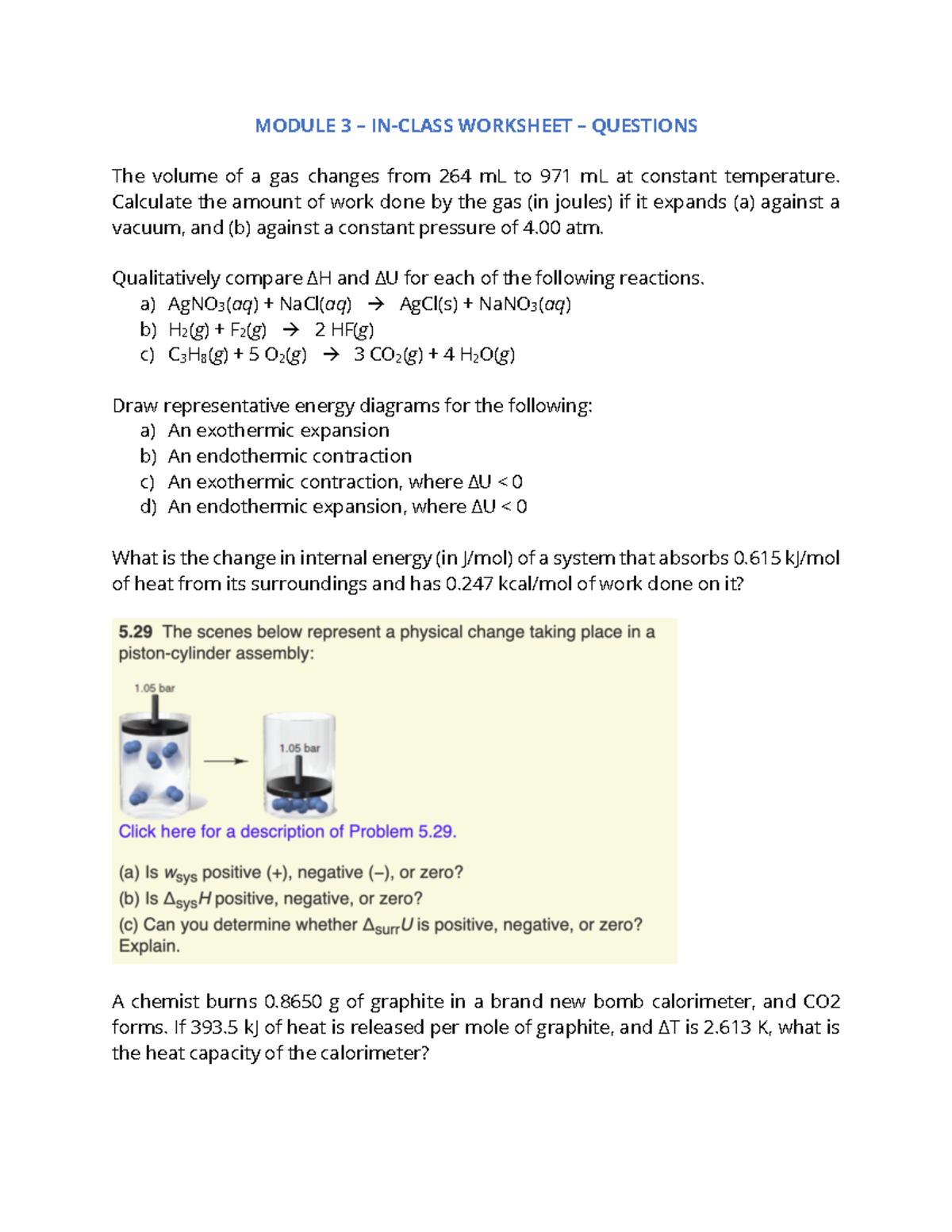 M3 Worksheet Questions solved and annonated MODULE 3 INCLASS