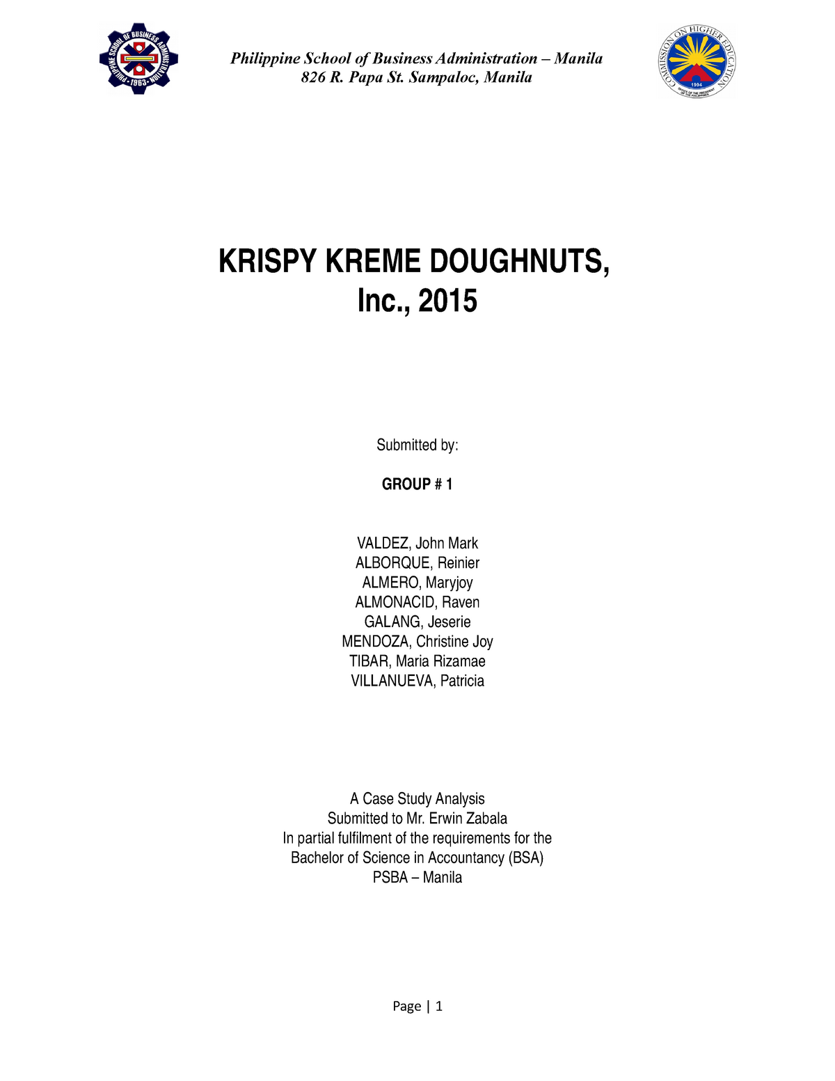 case study krispy kreme