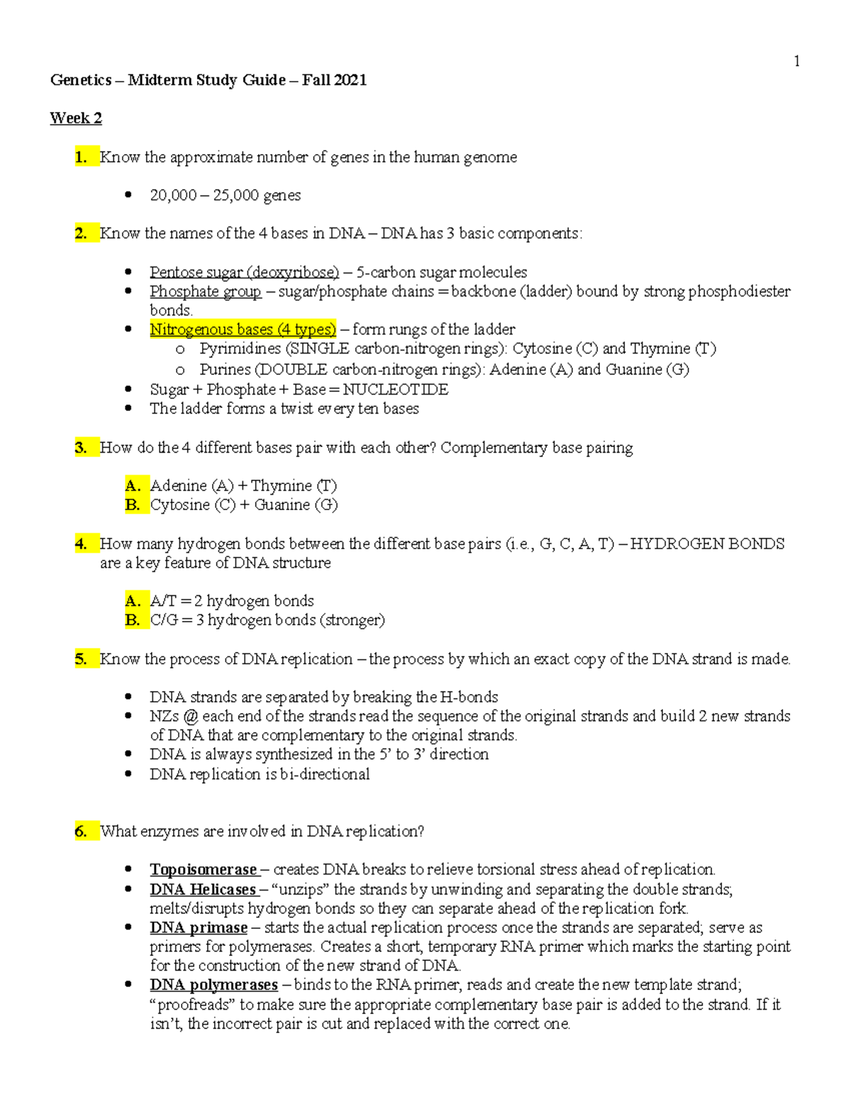 Midterm Study Guide Fall 2021 - NURS 6233 - GWU - Studocu