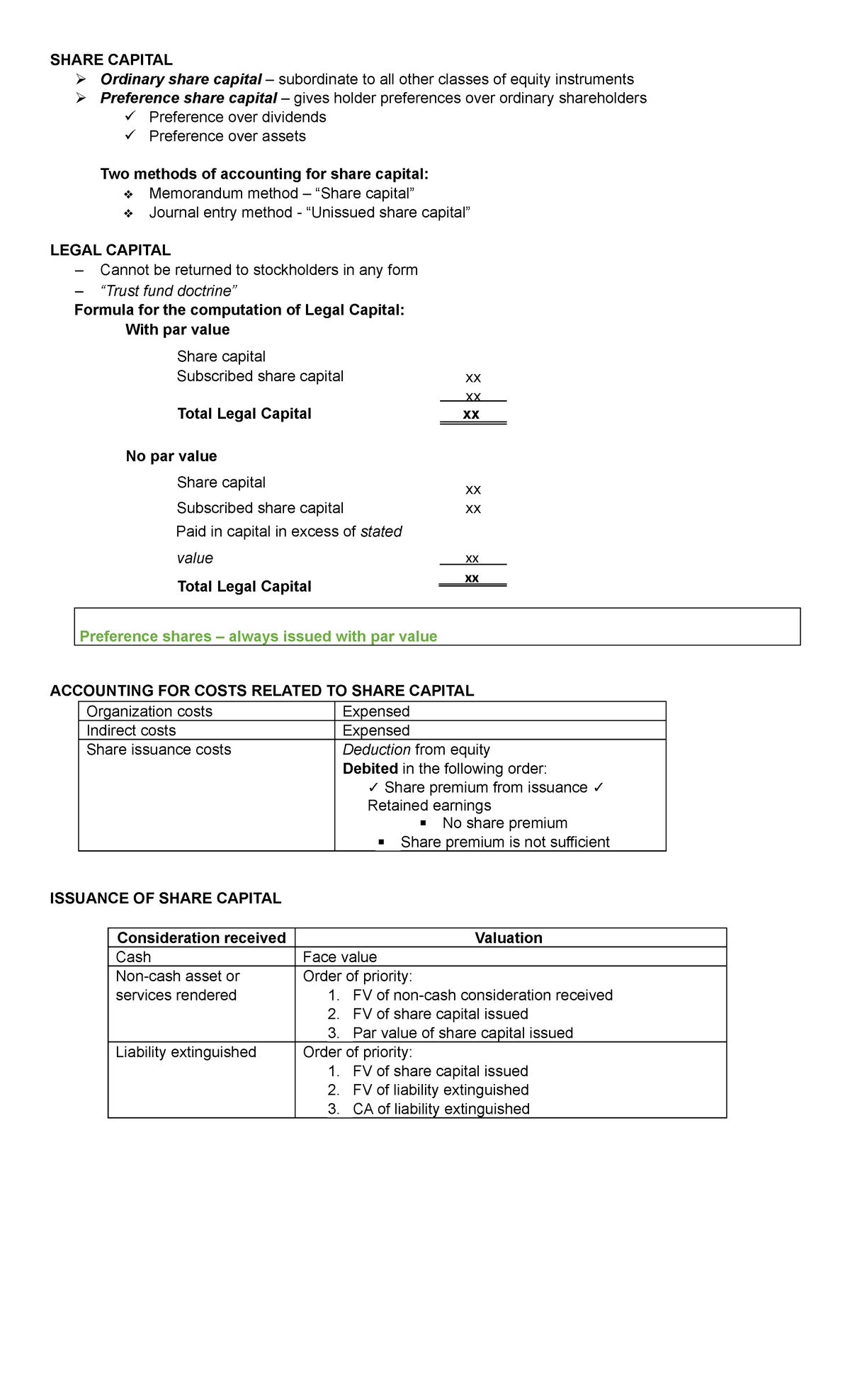 How To Compute Ordinary Share Capital