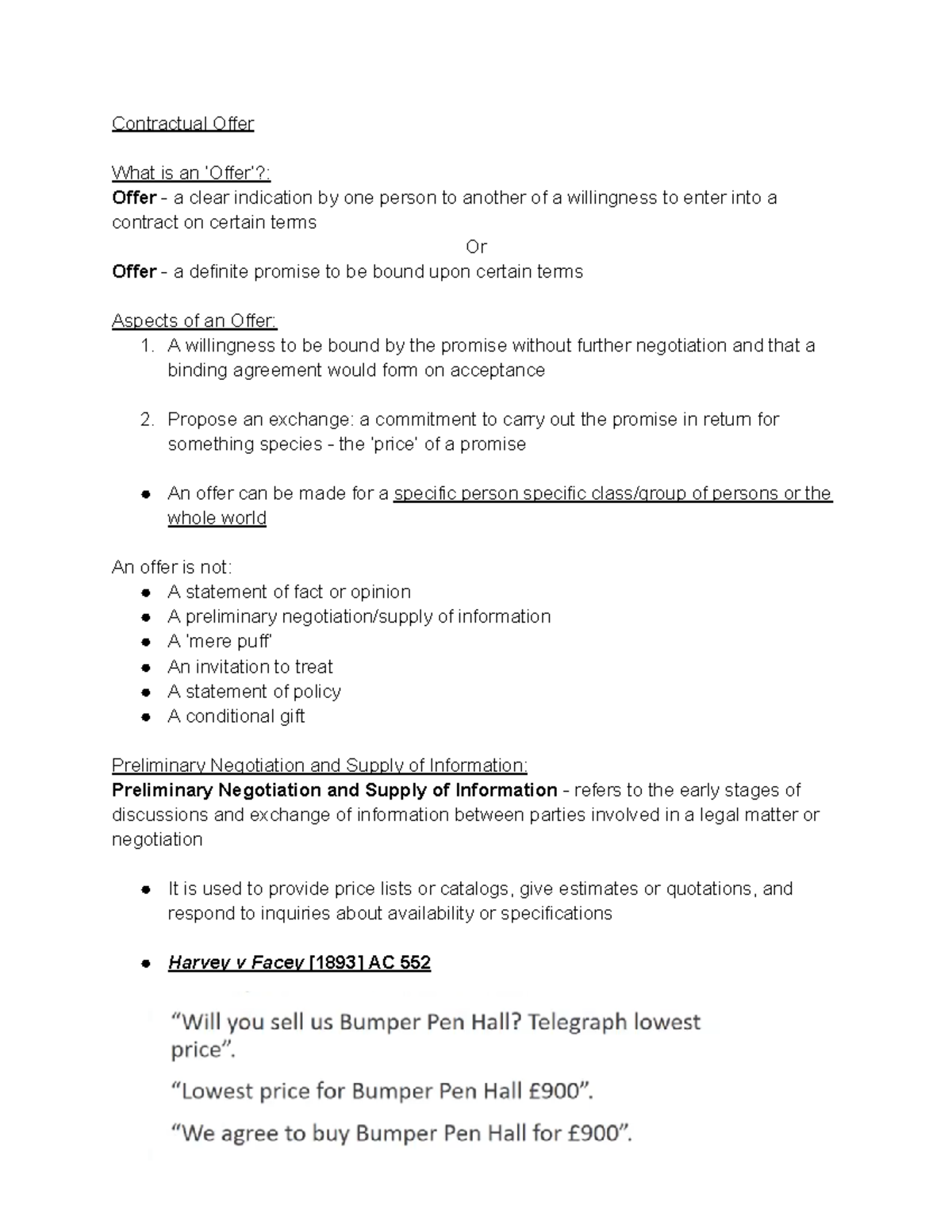 Contractual Offer - Contractual Offer What is an ‘Offer’?: Offer - a ...