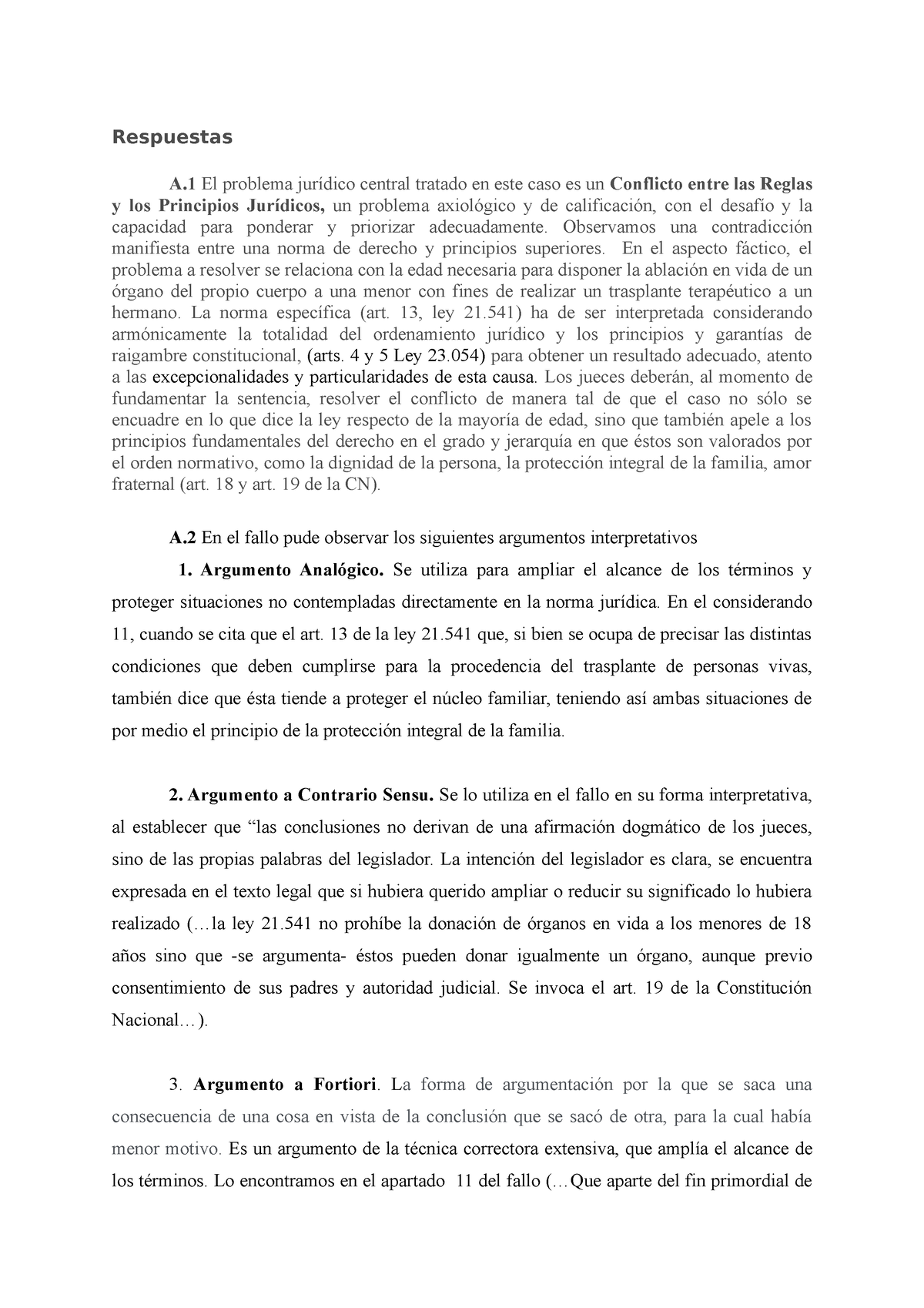 Teor A De La Argumentaci N Jur Dica Respuestas Tp Teoria De La