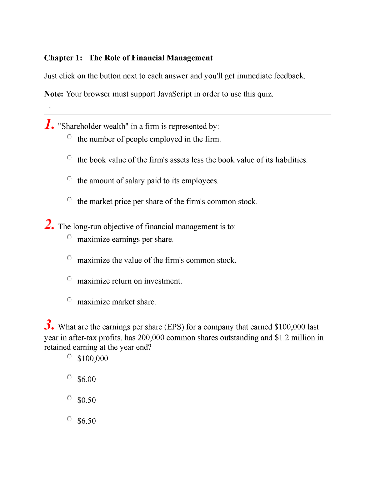 F1 - Dffdsfds - Chapter 1: The Role Of Financial Management Just Click ...