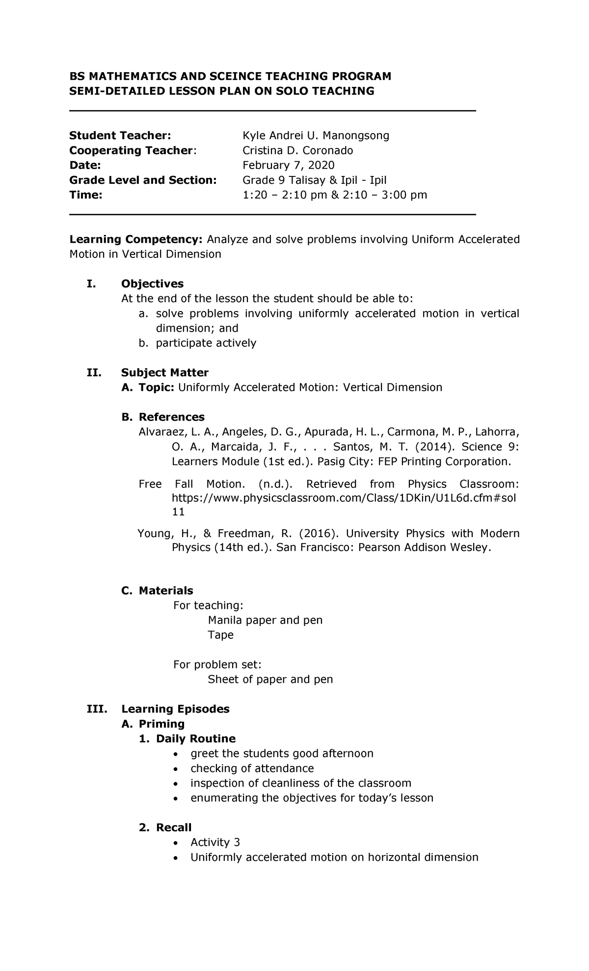 Pdfcoffee - Pdf for science acceleration. - BS MATHEMATICS AND SCEINCE ...