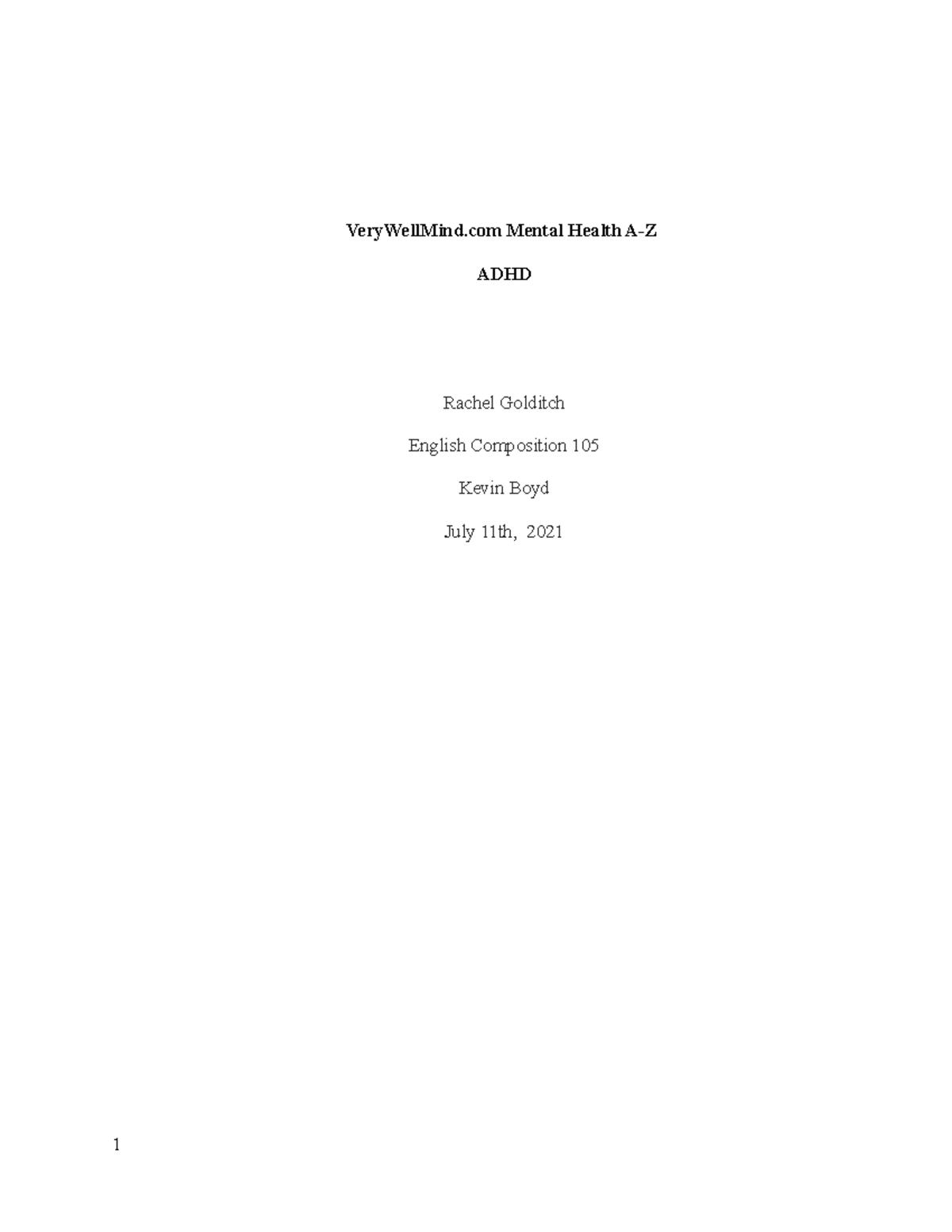 Golditch Review verywellmind - 7-11 Final Final - VeryWellMind Mental ...