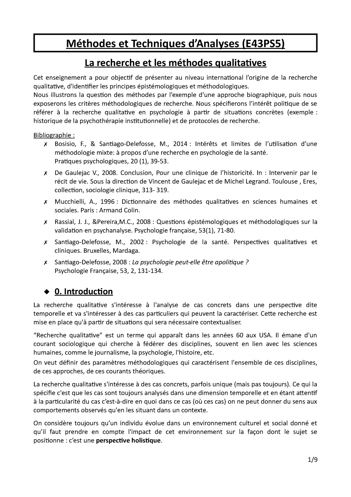 S4 Cm Methodes Et Techniques D Analyses Methodes Et Techniques D Analyses E43ps5 La Studocu