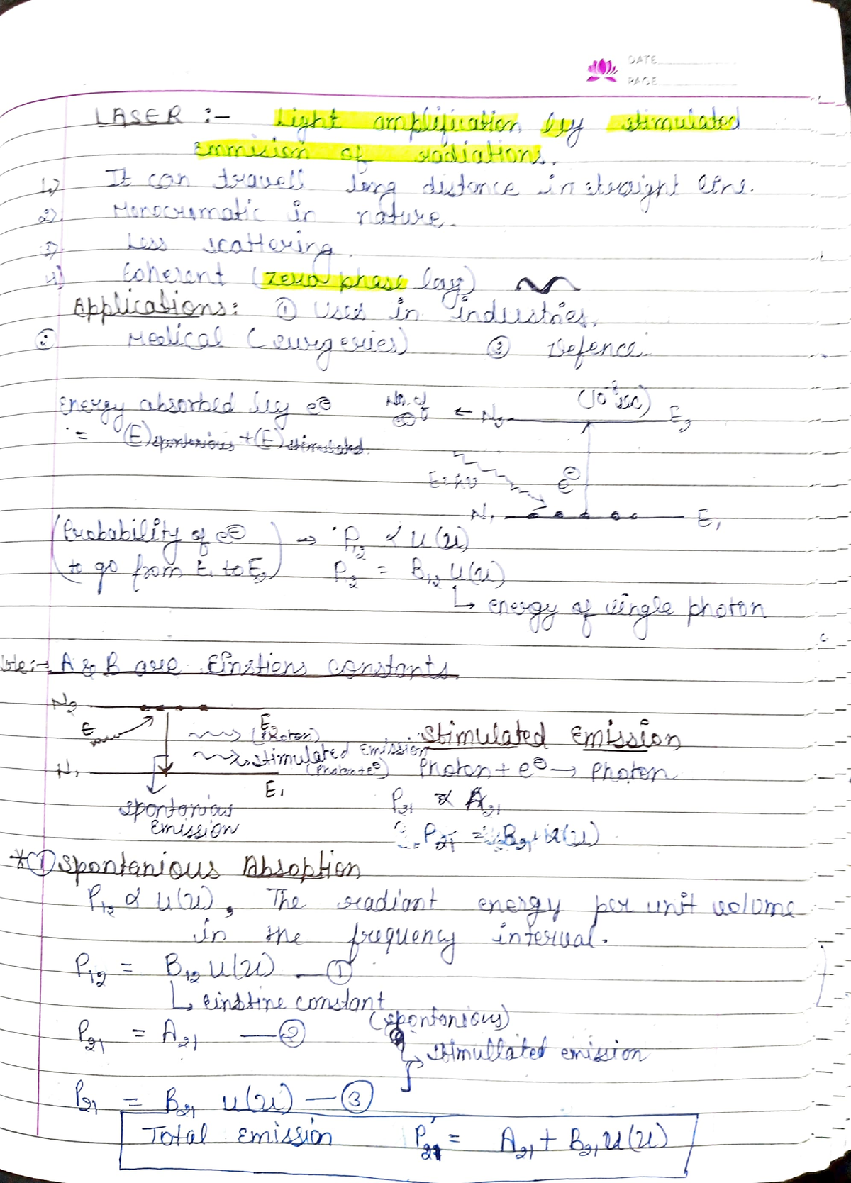 Physics Notes-1 - Lt Is A Leature Notes - Btech Cse - Studocu