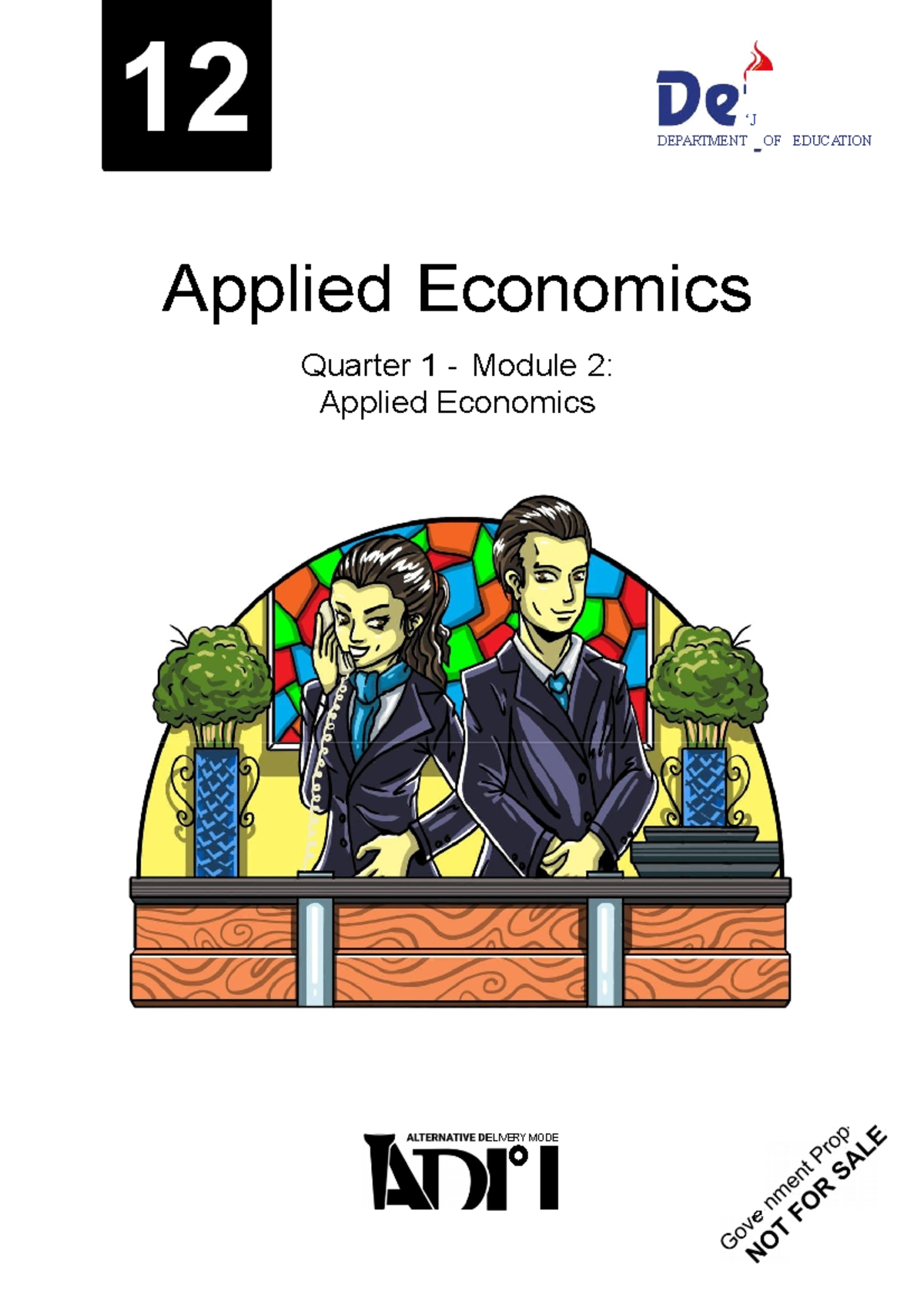 Applied economics module 2 e ‘J DEPARTMENT OF EDUCATION Applied