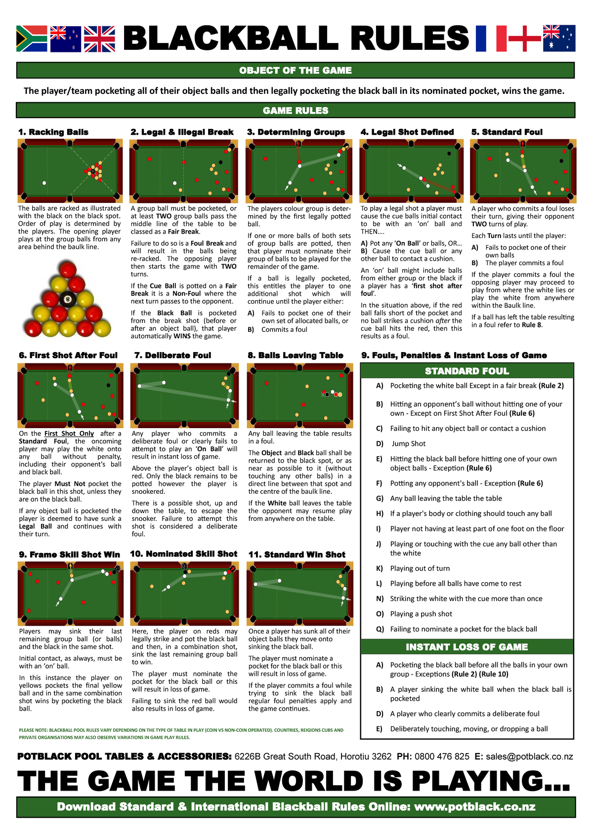 Black Ball Pub Rules PDF BLACKBALL RULES THE GAME THE WORLD IS PLAYING... The player/team