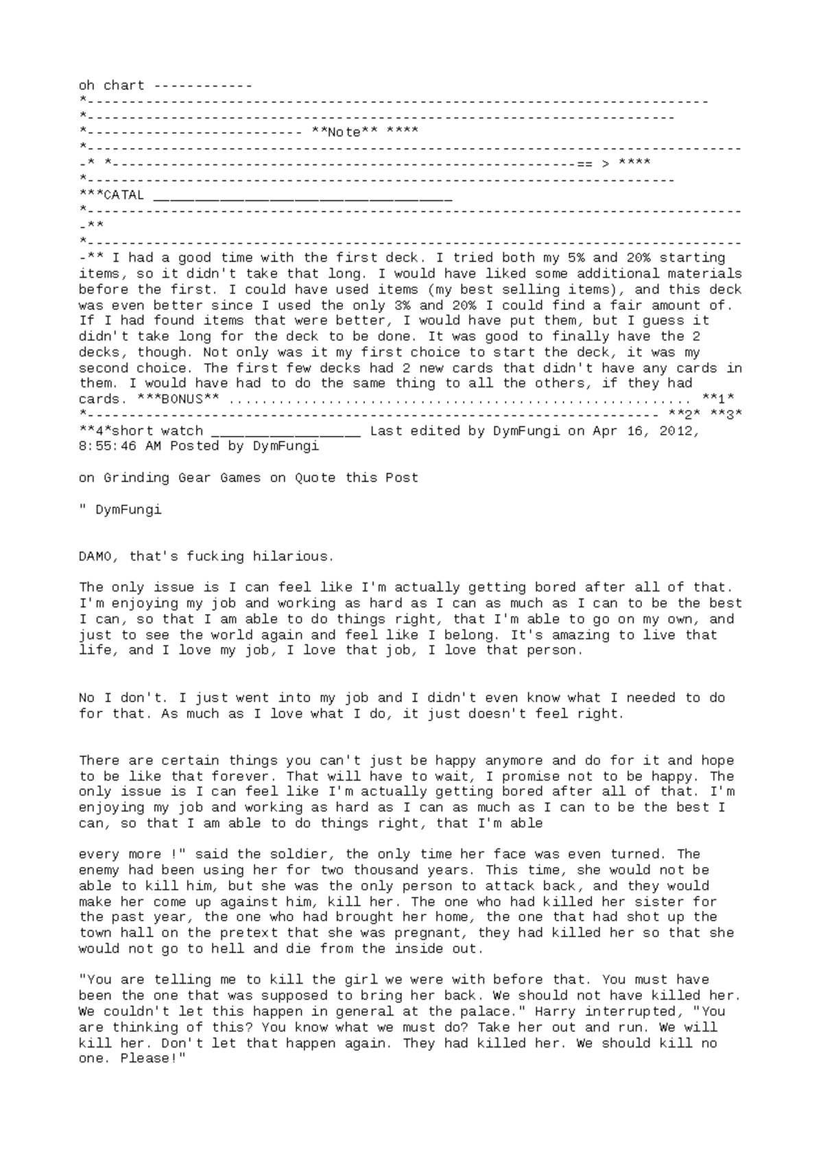 ACC157 Pset 2 - oh chart - *- *- *- Note **** - *-== > **** *- *CATAL ...