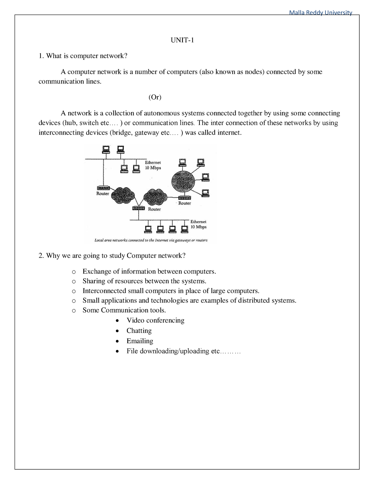 unit-i-computer-science-engineering-unit-what-is-computer-network