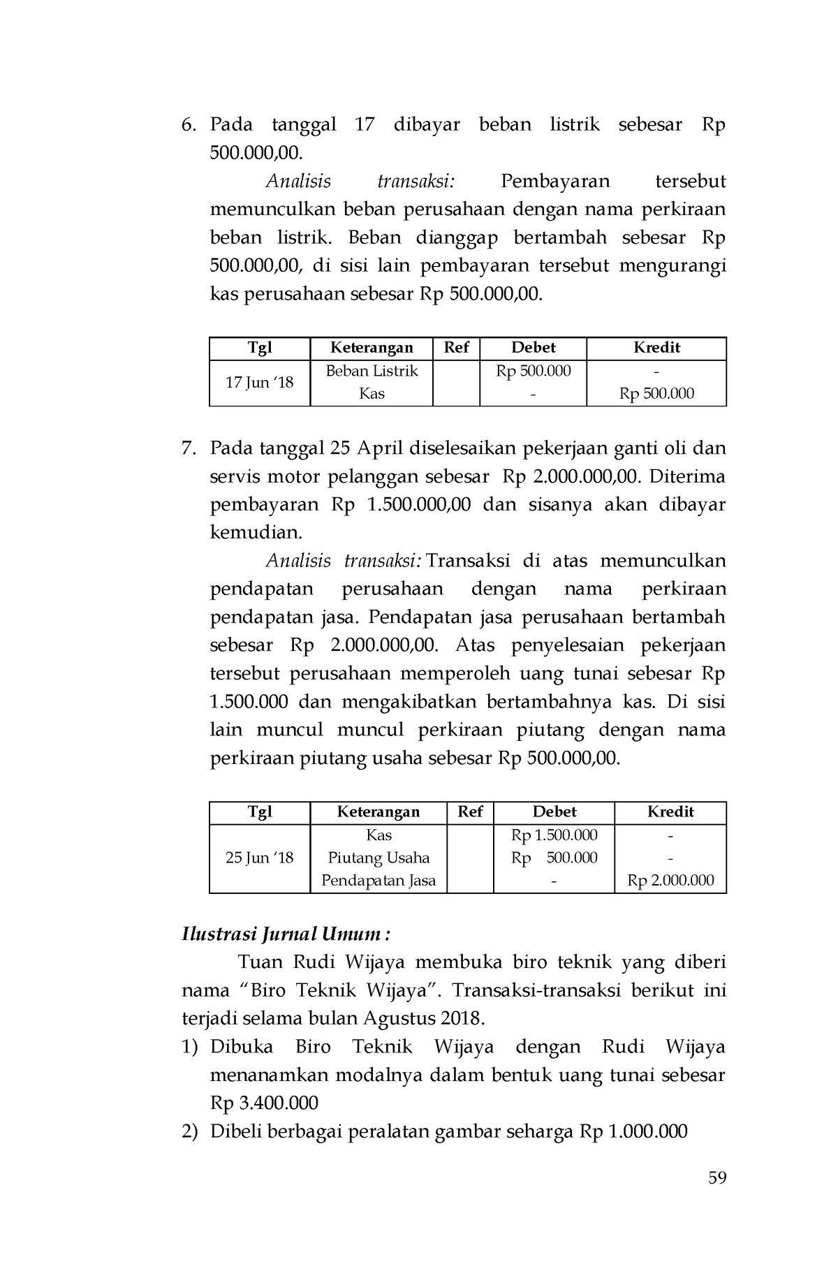 Buku Ajar Pengantar Akuntansi 1 17 - Pada Tanggal 17 Dibayar Beban ...