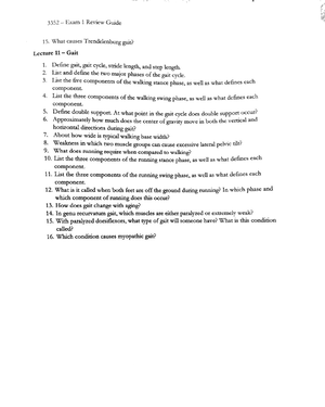 Lecture 9 and 10 Guide Questions - KHP 3352 - Studocu